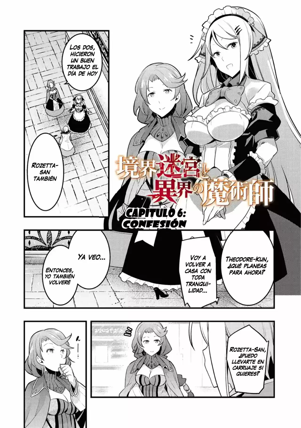Kyoukai Meikyuu To Ikai No Majutsushi - Capítulo 6 - Página 4 - LectorTMOo