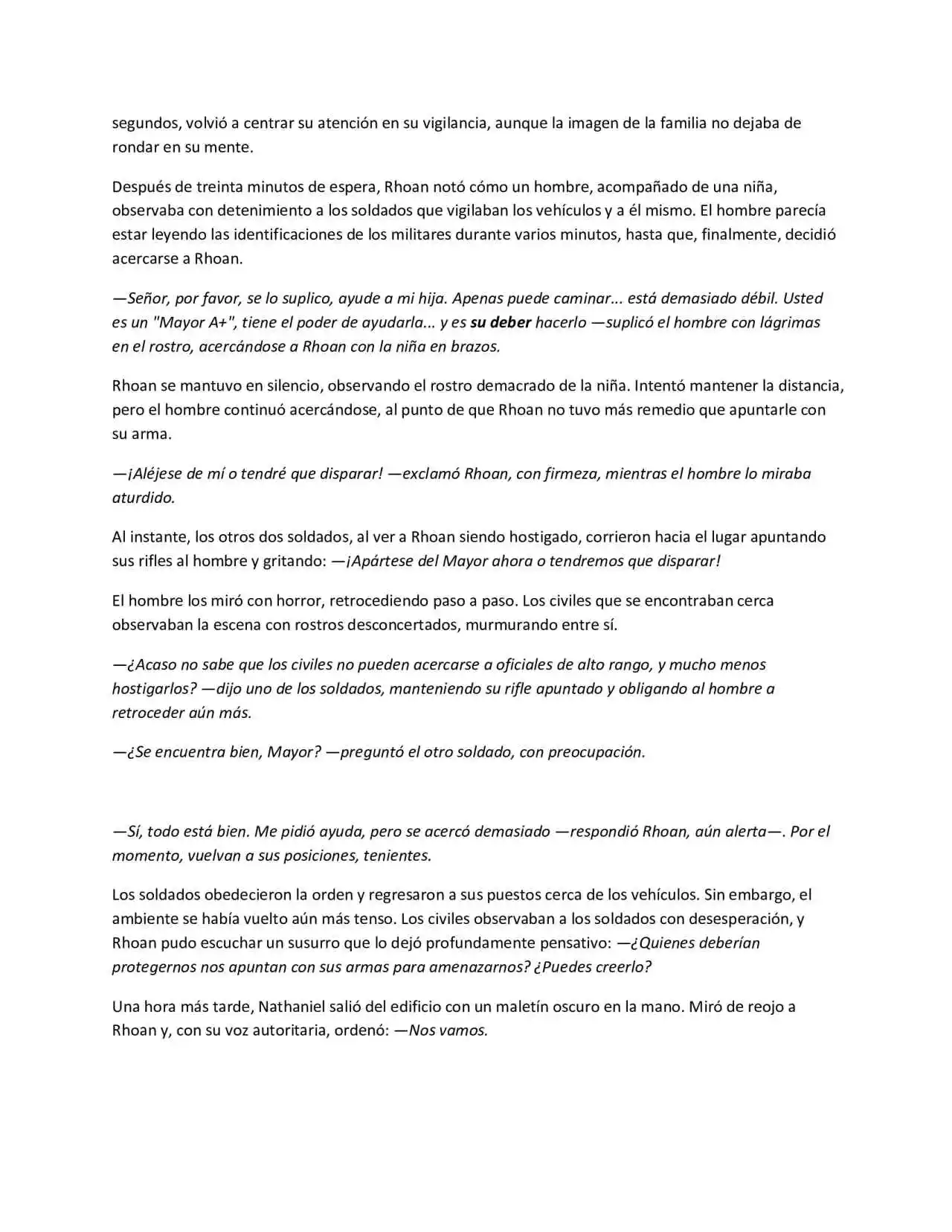 Líneas Rojas (Novela) - Capítulo 1 - Página 5 - LectorTMOo