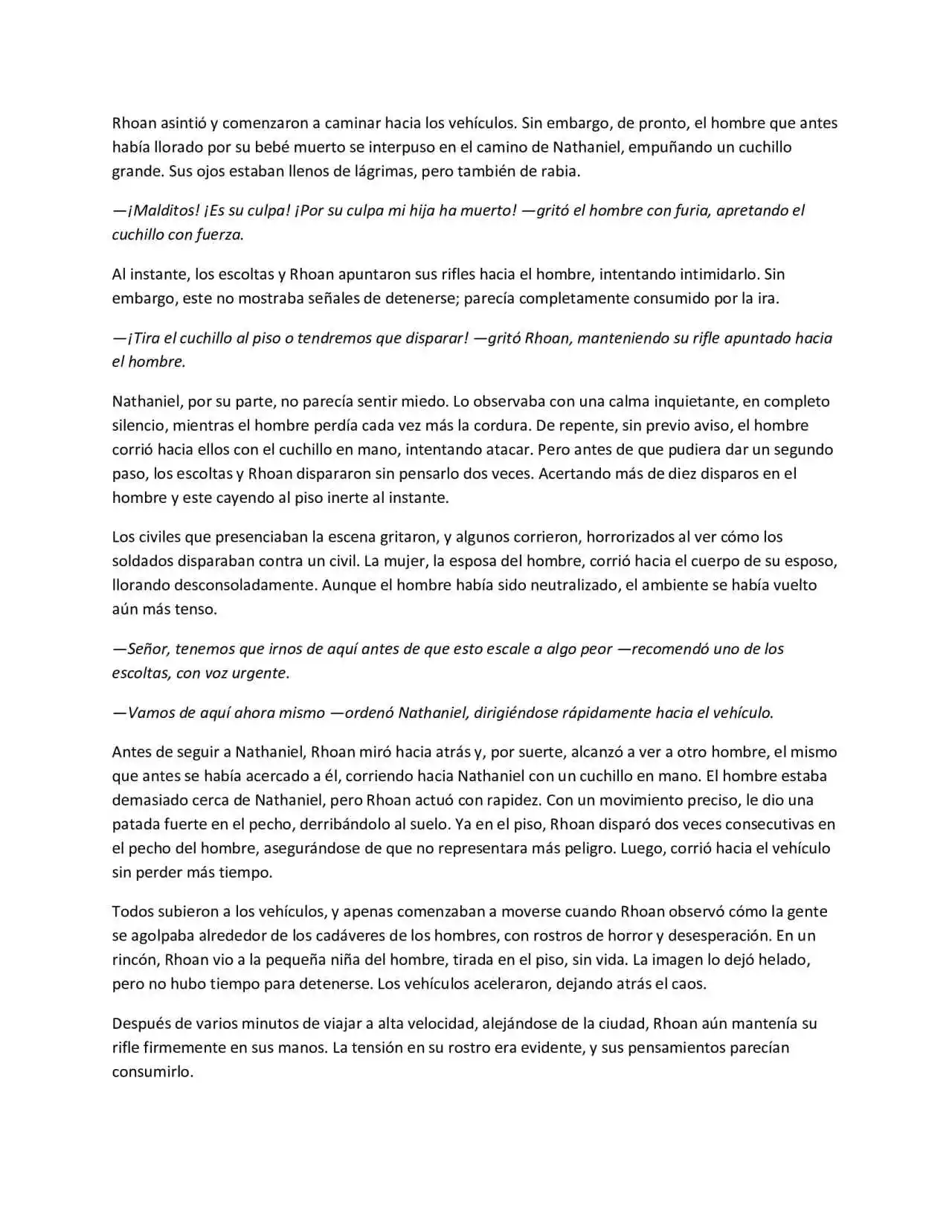 Líneas Rojas (Novela) - Capítulo 1 - Página 6 - LectorTMOo