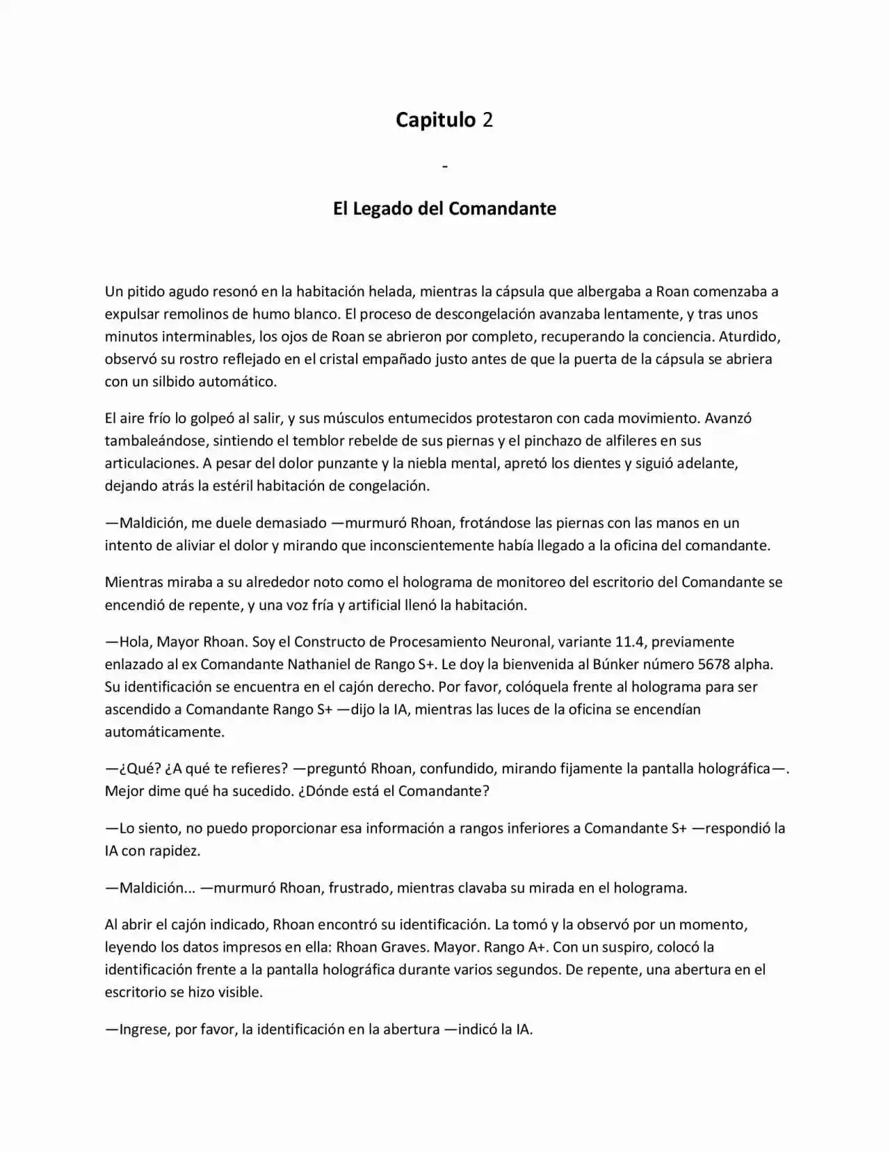 Líneas Rojas (Novela) - Capítulo 2 - Página 1 - LectorTMOo