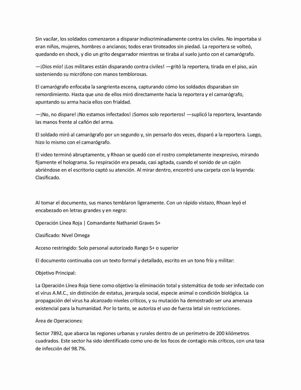 Líneas Rojas (Novela) - Capítulo 2 - Página 5 - LectorTMOo