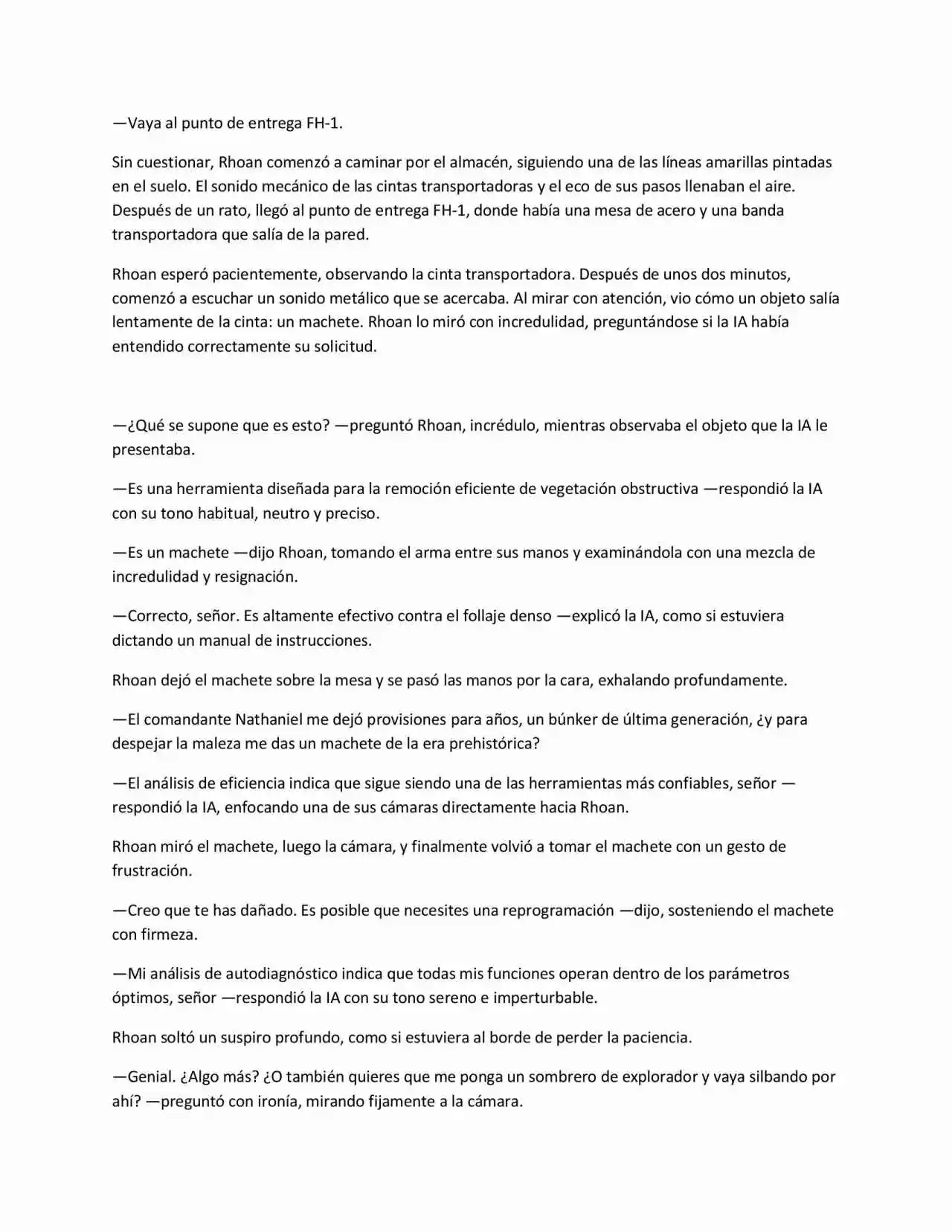 Líneas Rojas (Novela) - Capítulo 2 - Página 8 - LectorTMOo