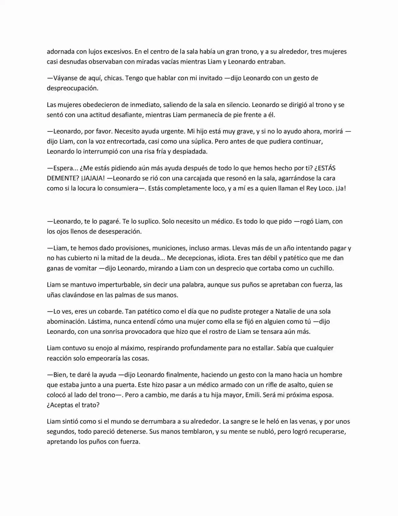 Líneas Rojas (Novela) - Capítulo 3 - Página 5 - LectorTMOo