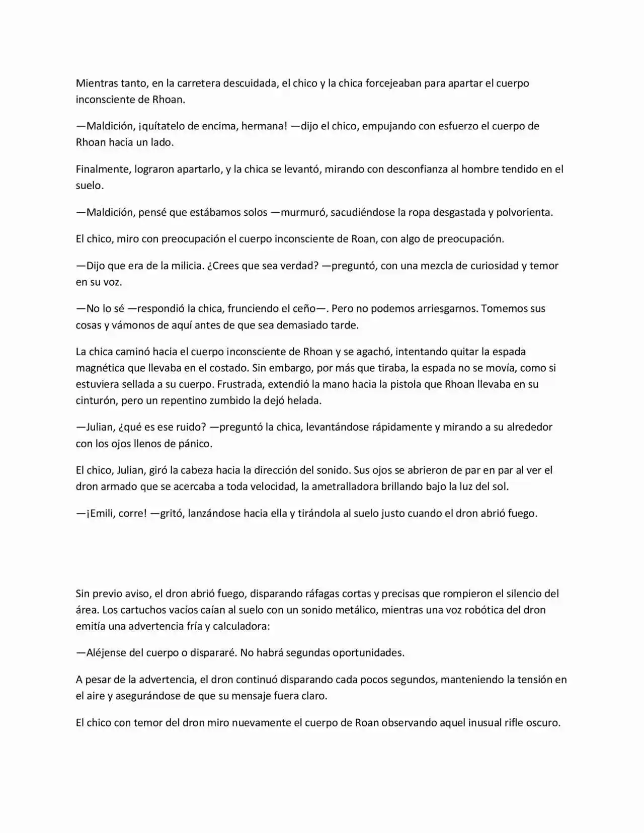 Líneas Rojas (Novela) - Capítulo 3 - Página 7 - LectorTMOo