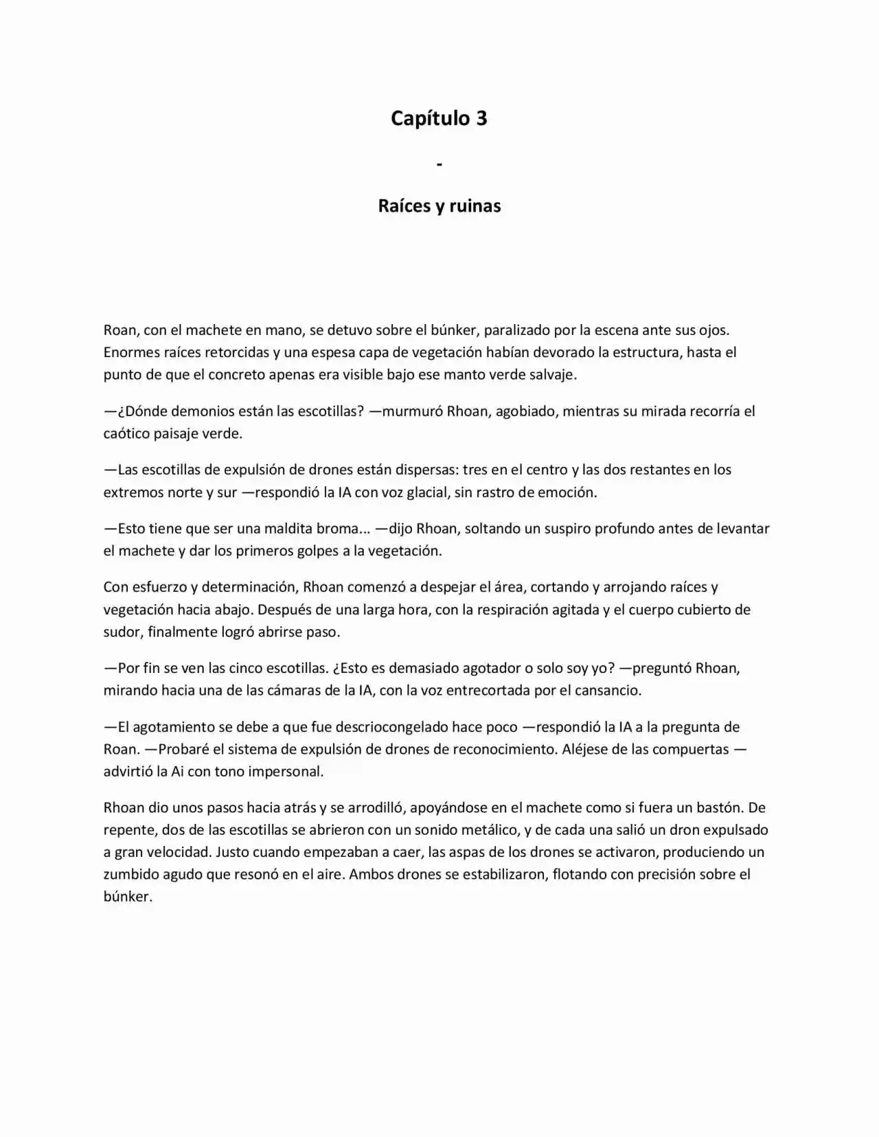 Líneas Rojas (Novela) - Capítulo 3 - Página 8 - LectorTMOo