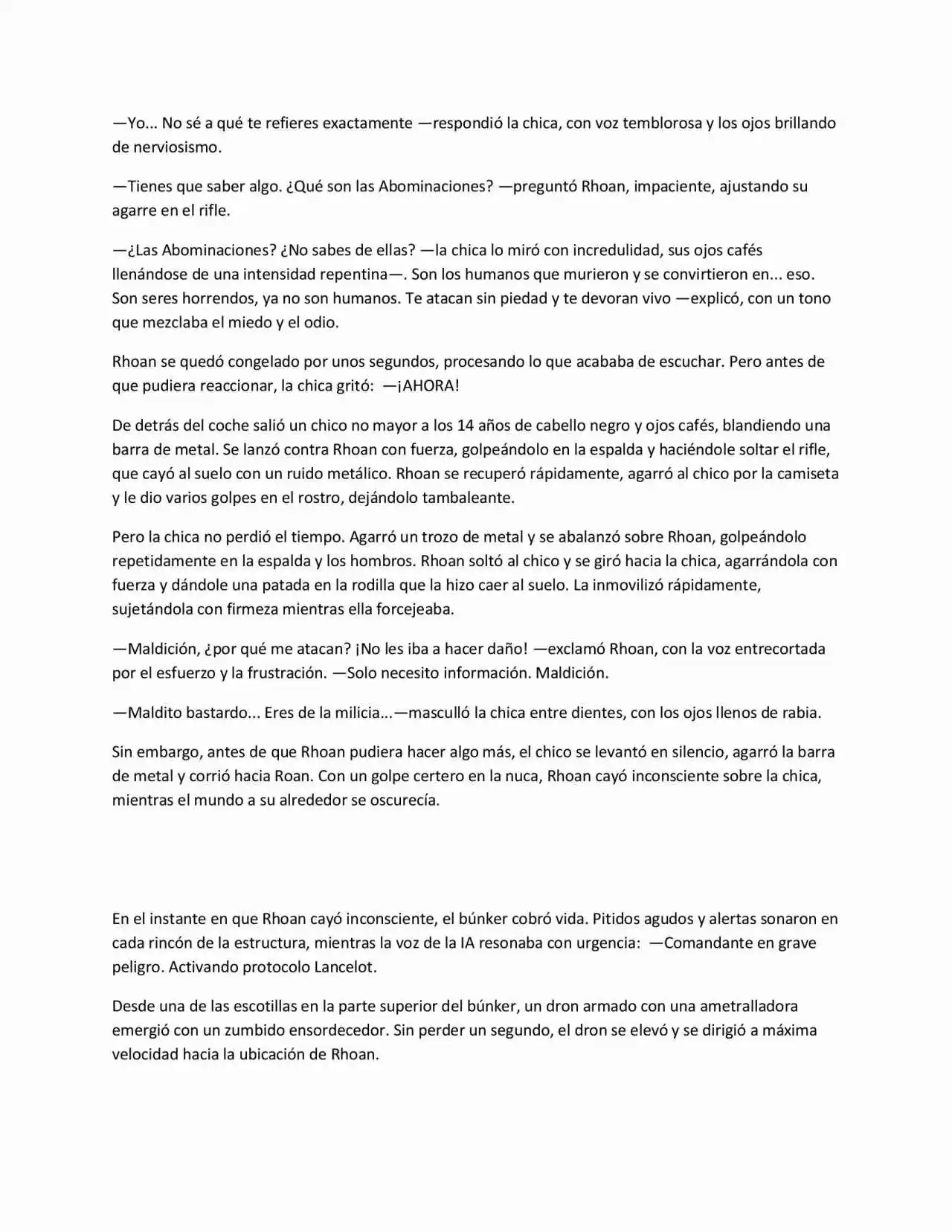 Líneas Rojas (Novela) - Capítulo 3 - Página 11 - LectorTMOo