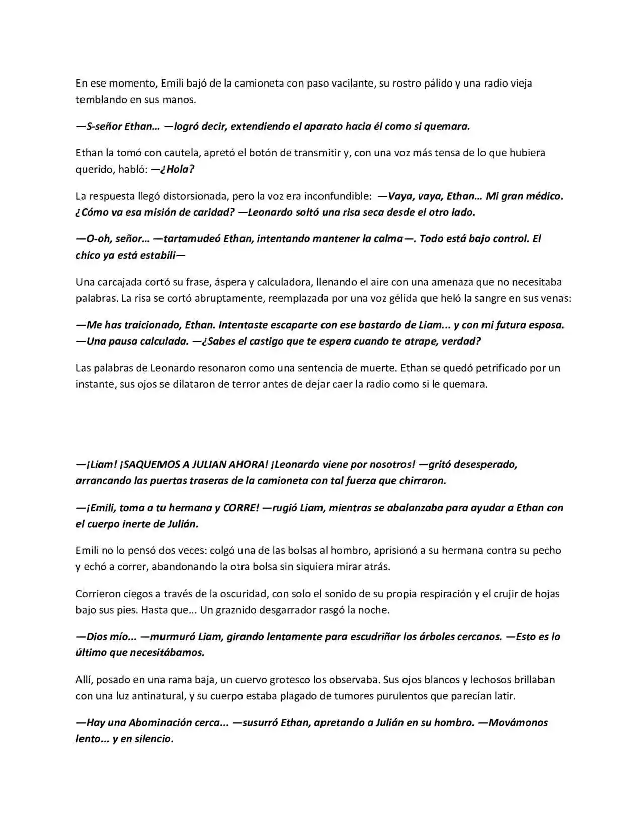Líneas Rojas (Novela) - Capítulo 4 - Página 6 - LectorTMOo