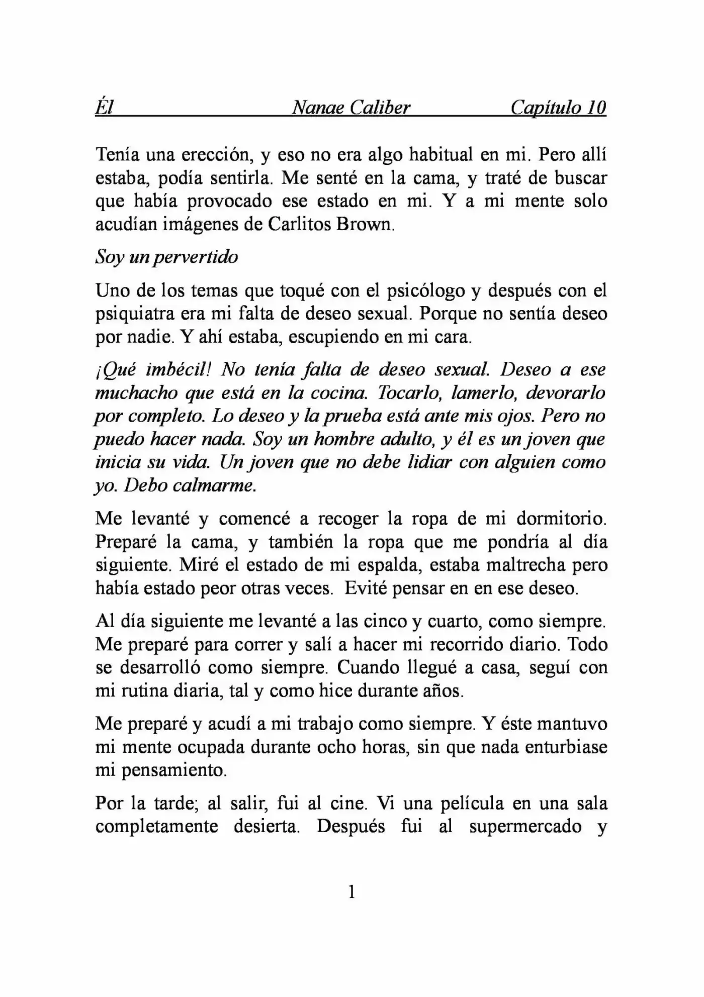 ÉL (Novela) - Capítulo 10 - Página 1 - LectorTMOo