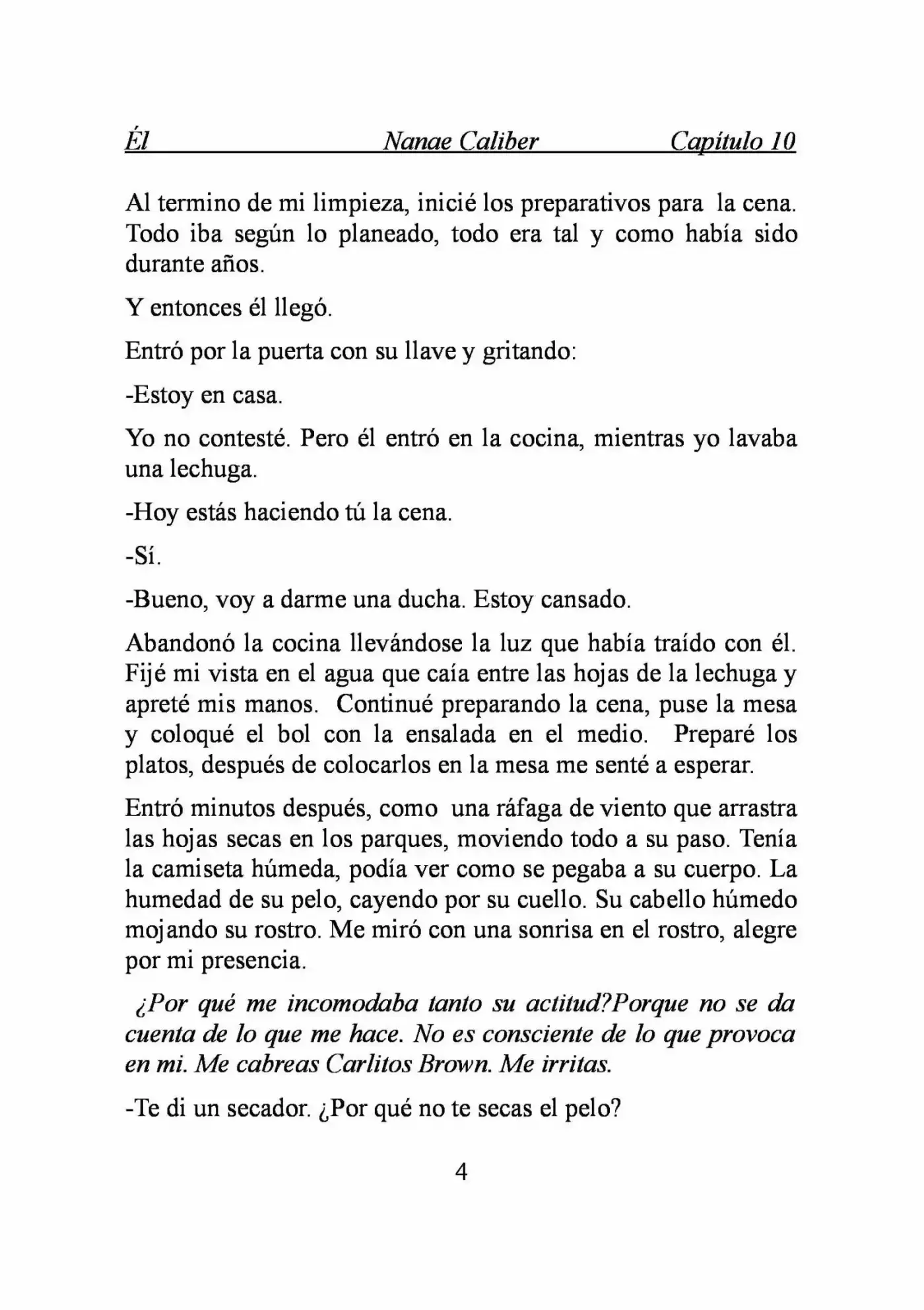 ÉL (Novela) - Capítulo 10 - Página 4 - LectorTMOo