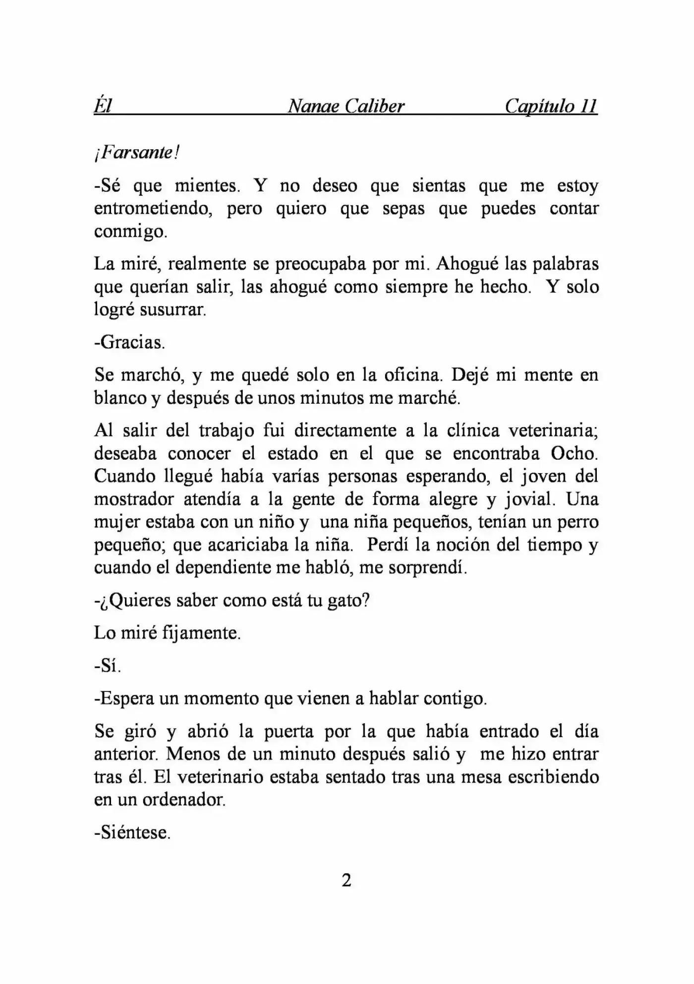 ÉL (Novela) - Capítulo 11 - Página 2 - LectorTMOo