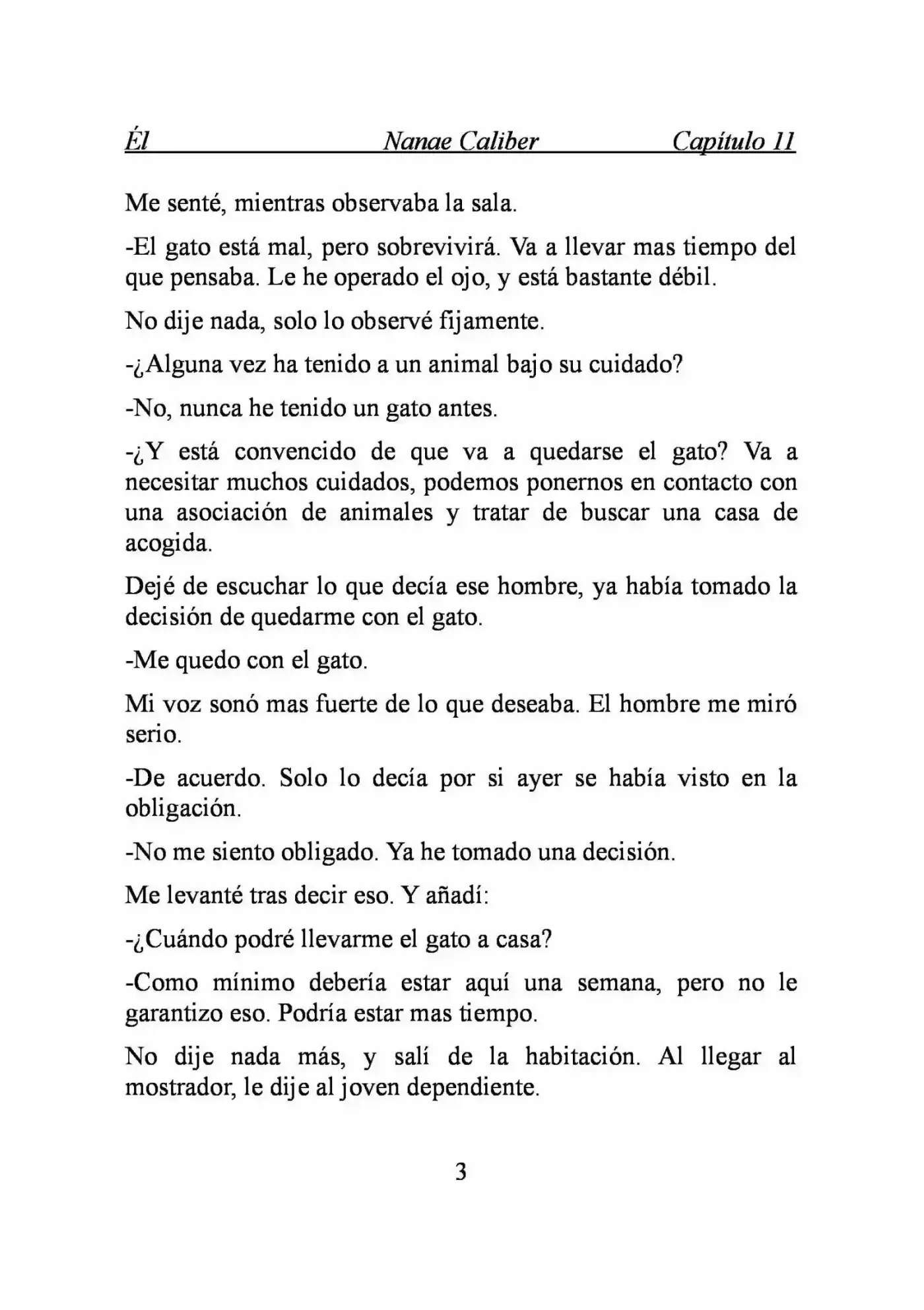 ÉL (Novela) - Capítulo 11 - Página 3 - LectorTMOo