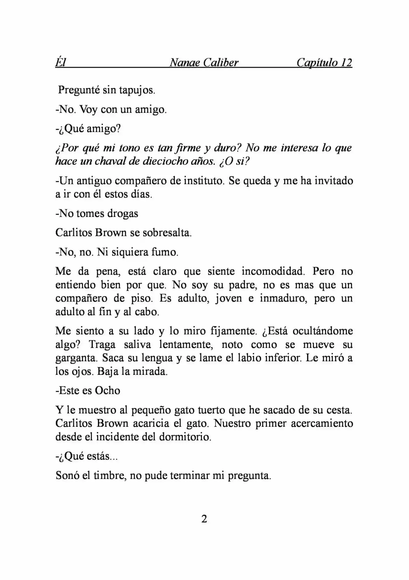 ÉL (Novela) - Capítulo 12 - Página 2 - LectorTMOo
