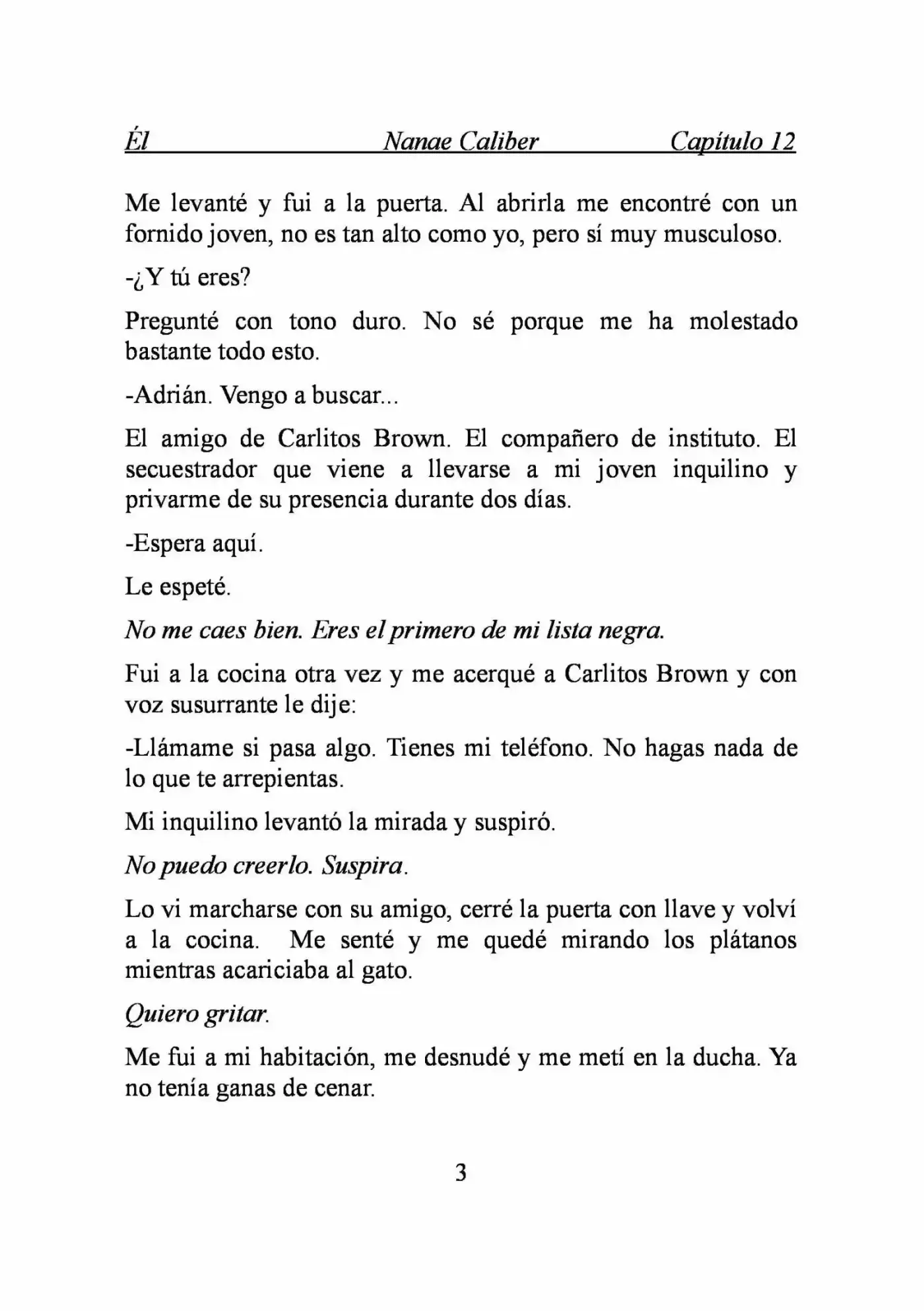 ÉL (Novela) - Capítulo 12 - Página 3 - LectorTMOo