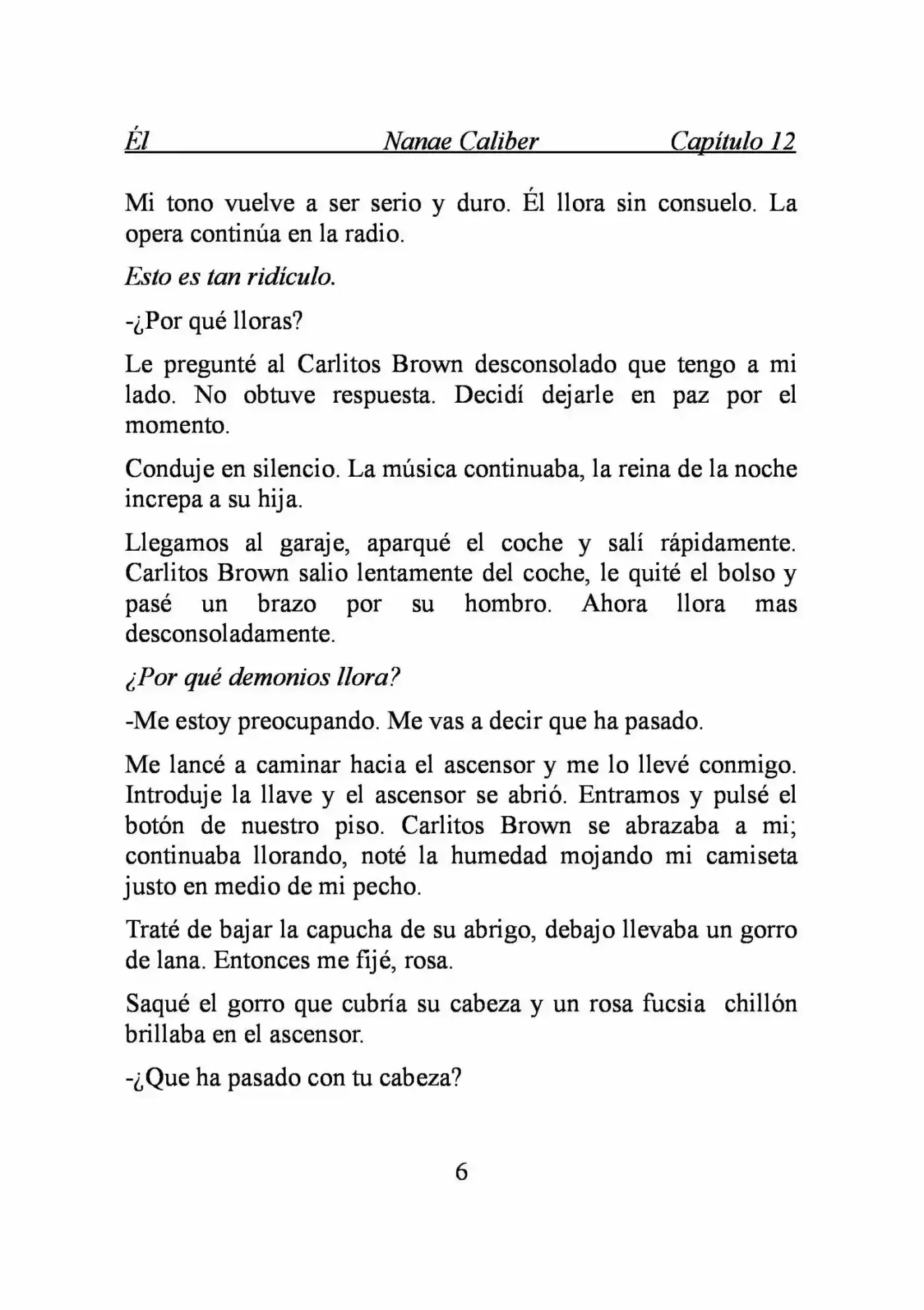 ÉL (Novela) - Capítulo 12 - Página 6 - LectorTMOo