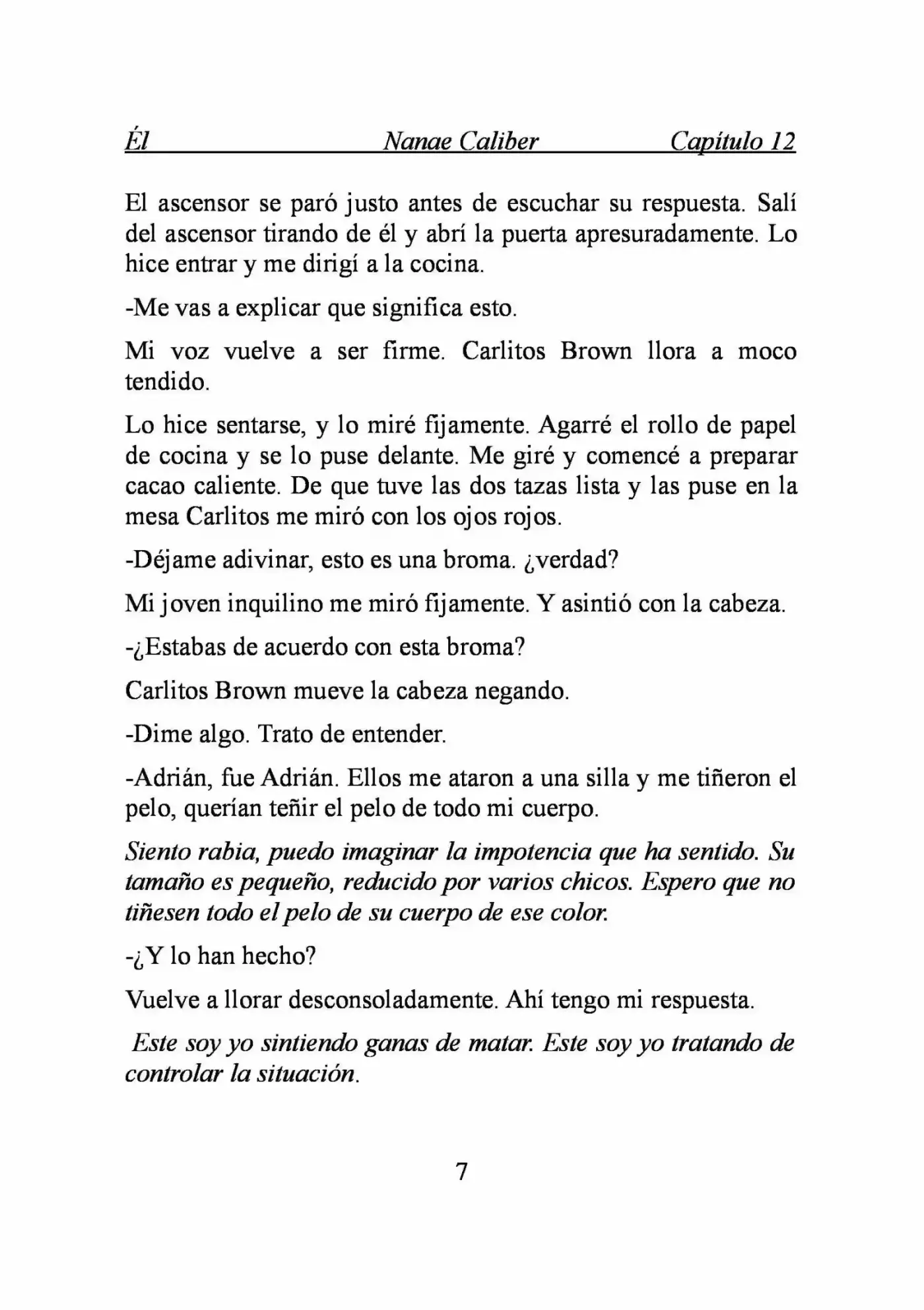 ÉL (Novela) - Capítulo 12 - Página 7 - LectorTMOo