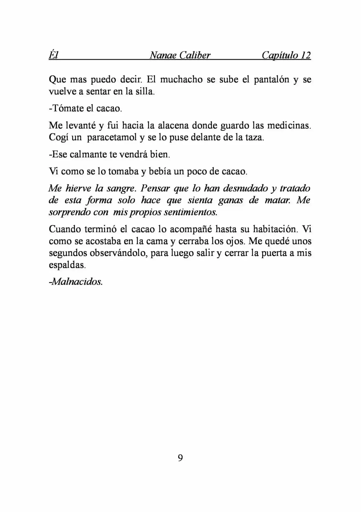 ÉL (Novela) - Capítulo 12 - Página 9 - LectorTMOo