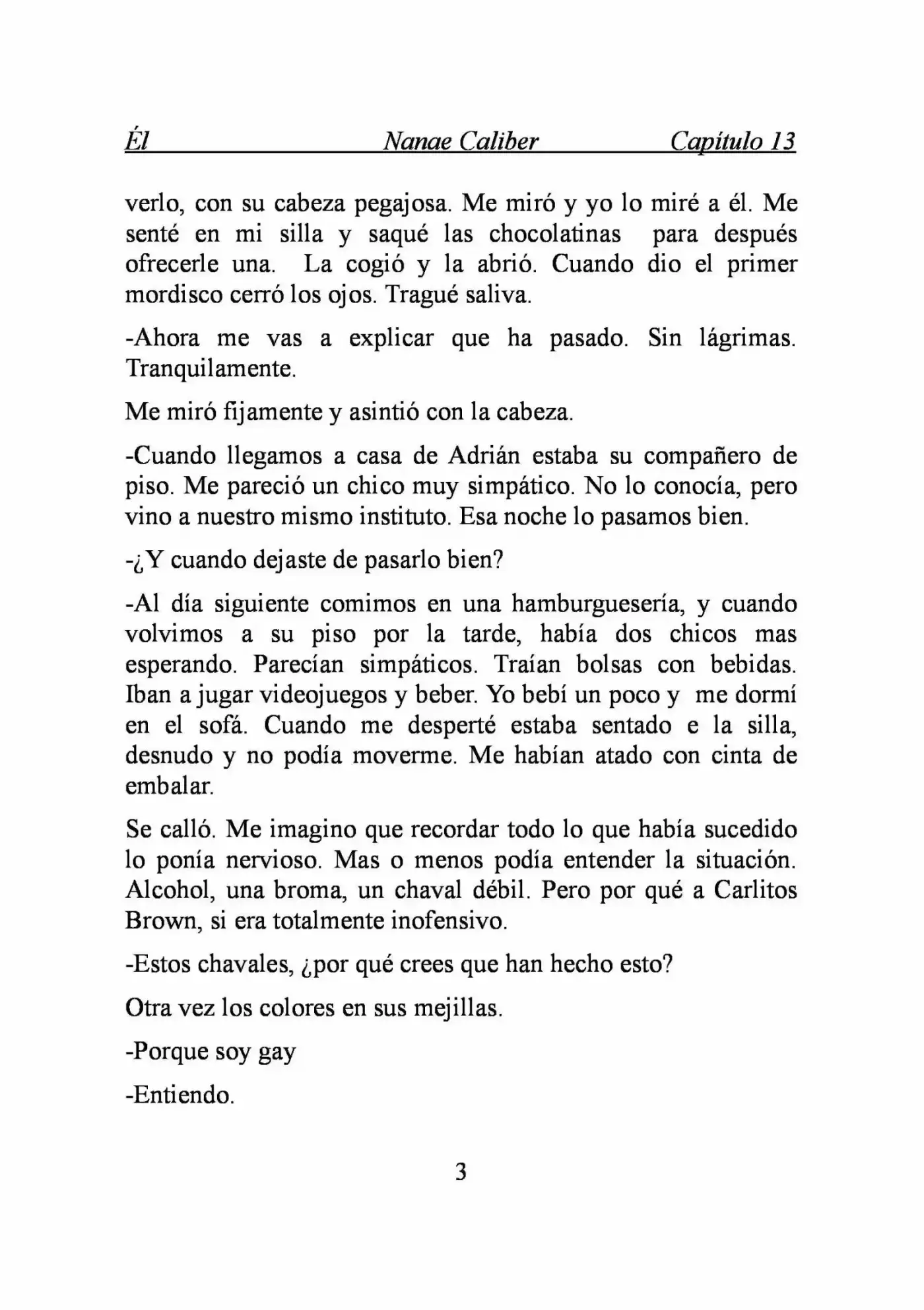 ÉL (Novela) - Capítulo 13 - Página 3 - LectorTMOo