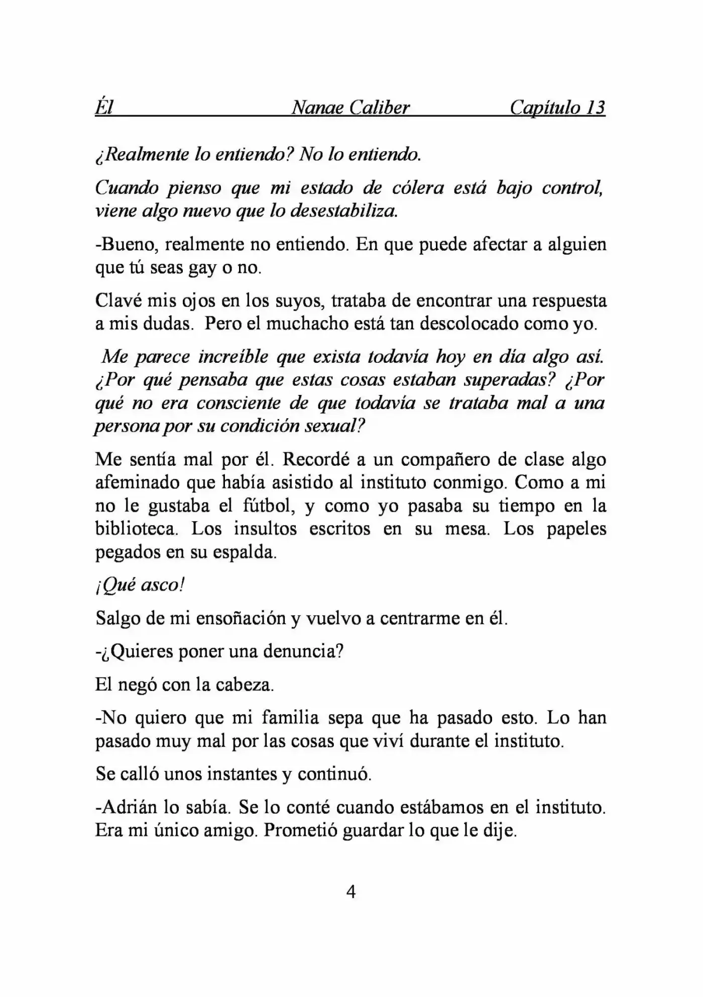 ÉL (Novela) - Capítulo 13 - Página 4 - LectorTMOo