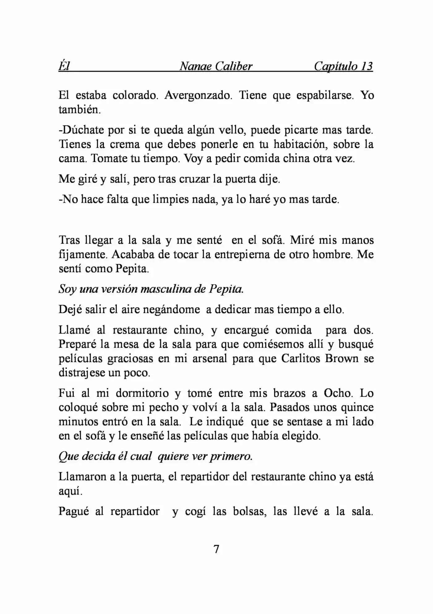 ÉL (Novela) - Capítulo 13 - Página 7 - LectorTMOo
