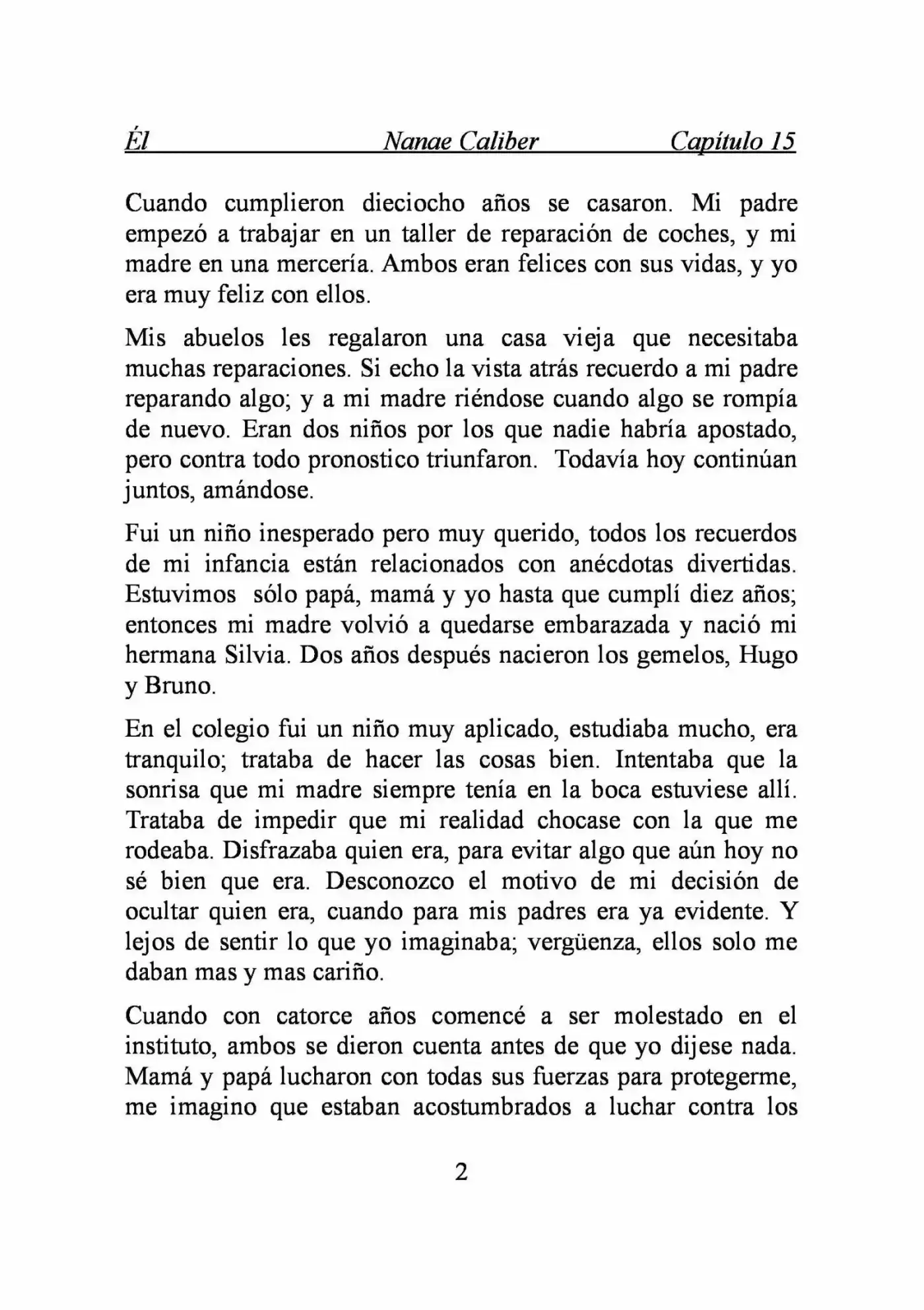 ÉL (Novela) - Capítulo 15 - Página 2 - LectorTMOo