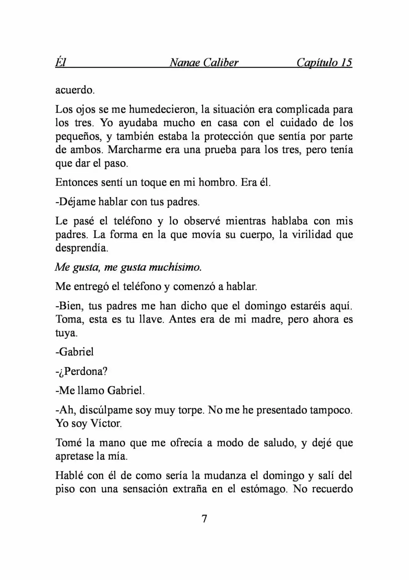 ÉL (Novela) - Capítulo 15 - Página 7 - LectorTMOo