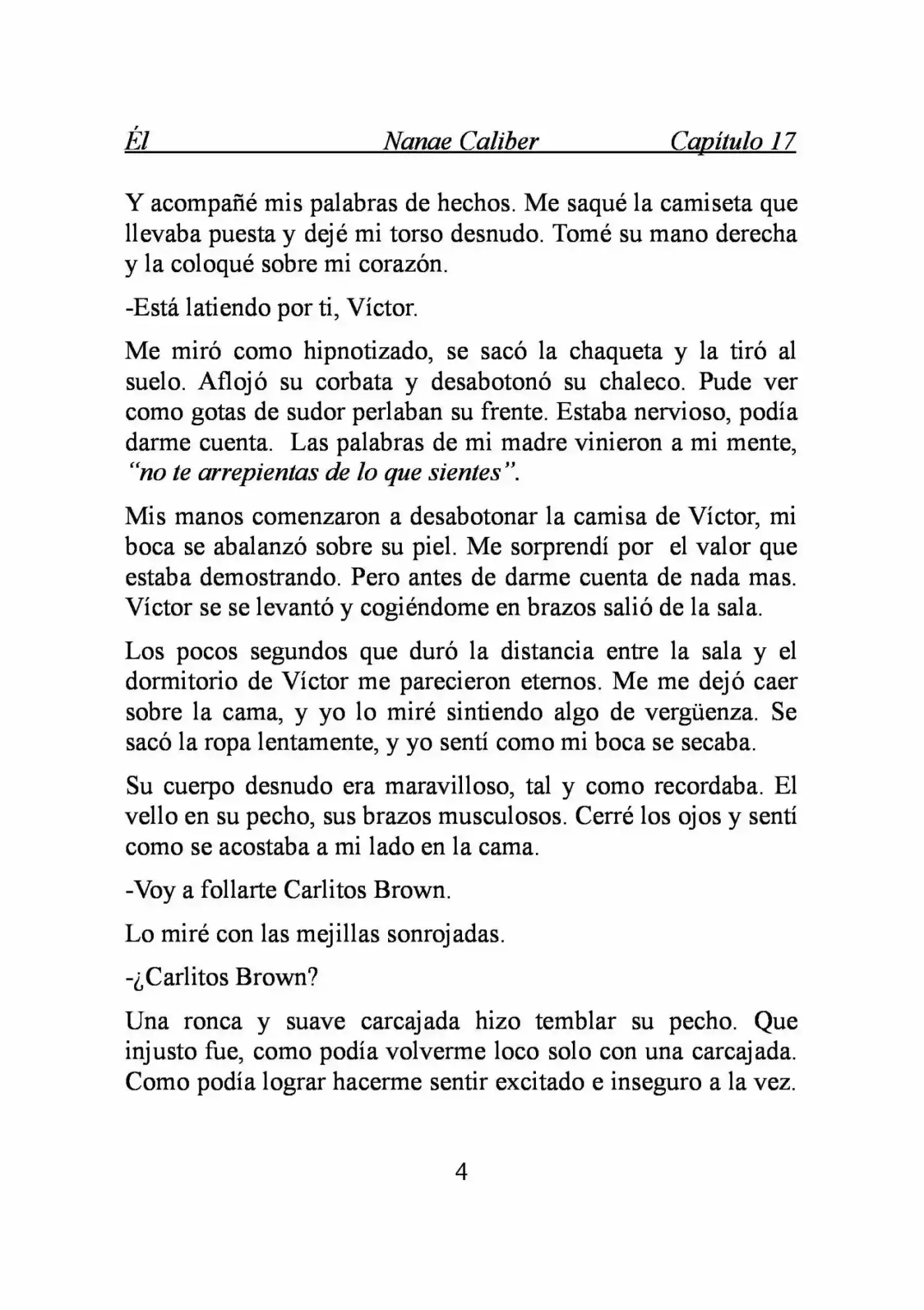 ÉL (Novela) - Capítulo 17 - Página 4 - LectorTMOo