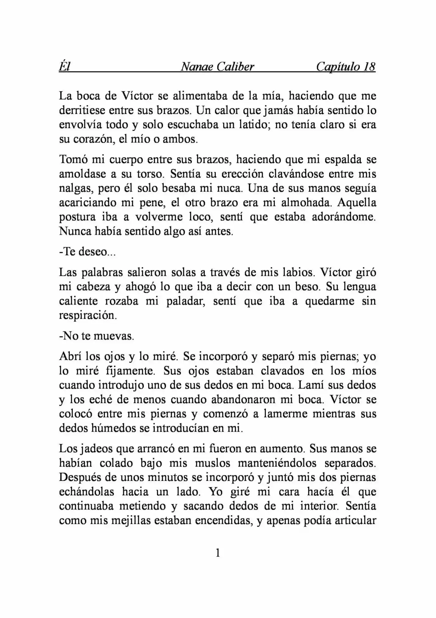 ÉL (Novela) - Capítulo 18 - Página 1 - LectorTMOo
