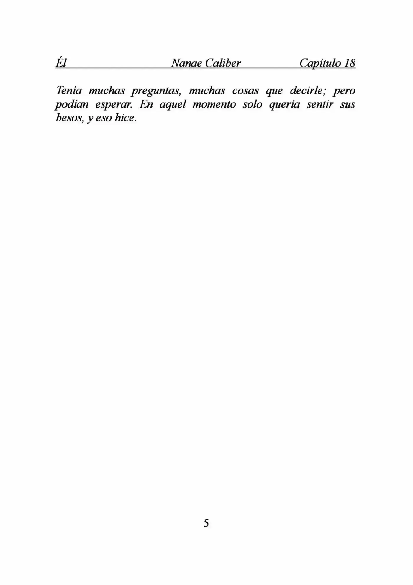 ÉL (Novela) - Capítulo 18 - Página 5 - LectorTMOo