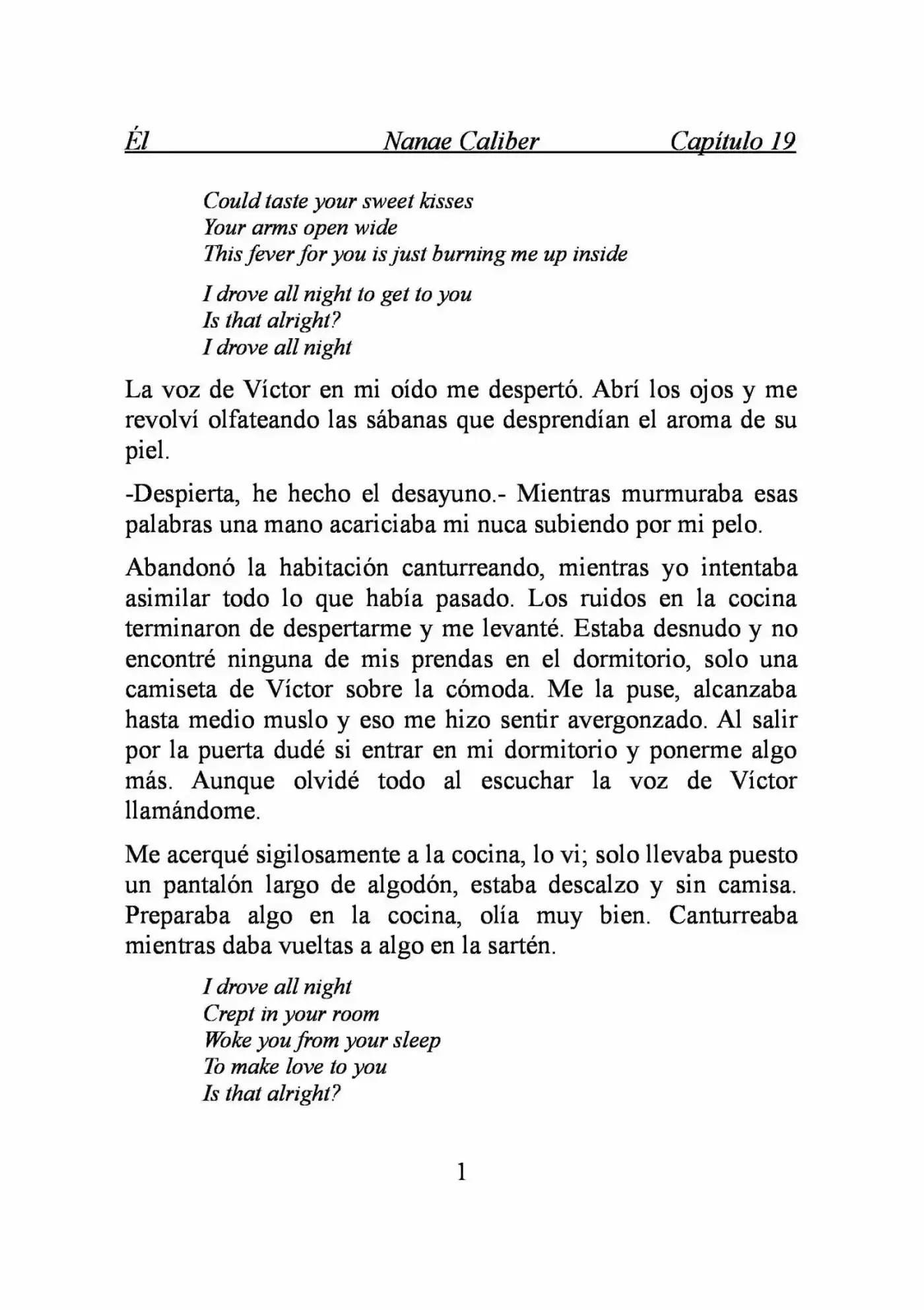 ÉL (Novela) - Capítulo 19 - Página 1 - LectorTMOo