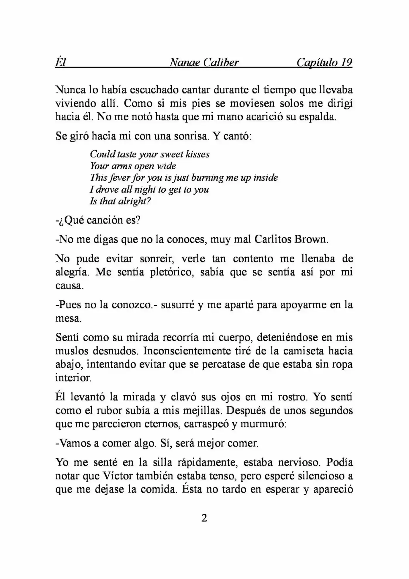 ÉL (Novela) - Capítulo 19 - Página 2 - LectorTMOo