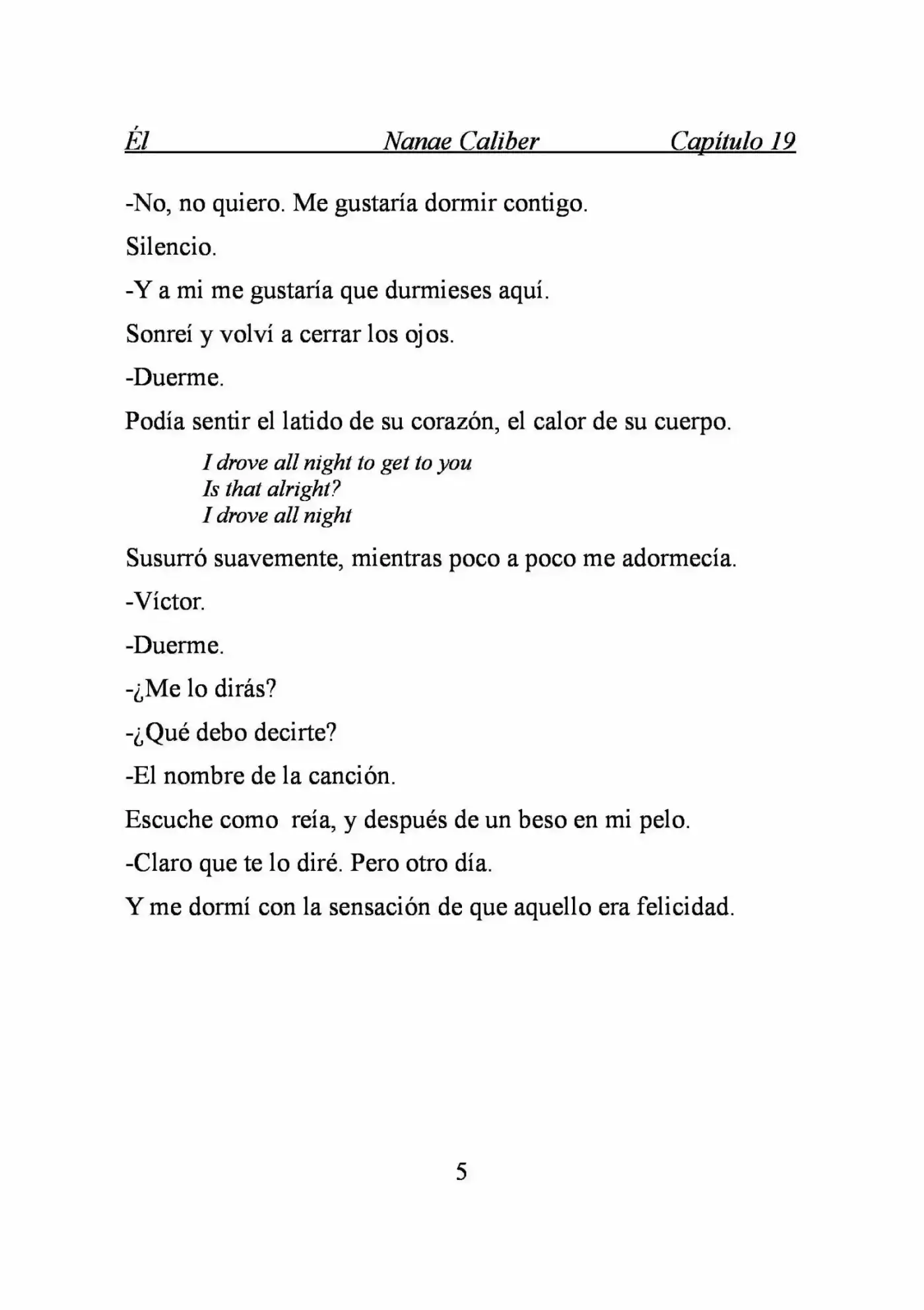 ÉL (Novela) - Capítulo 19 - Página 5 - LectorTMOo