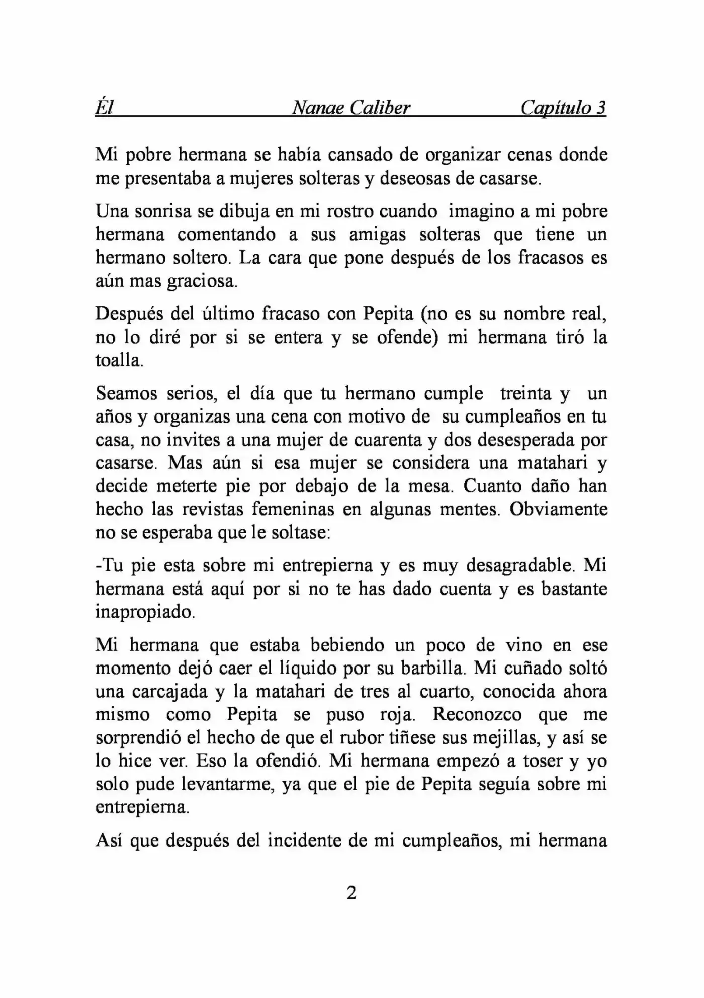 ÉL (Novela) - Capítulo 3 - Página 2 - LectorTMOo
