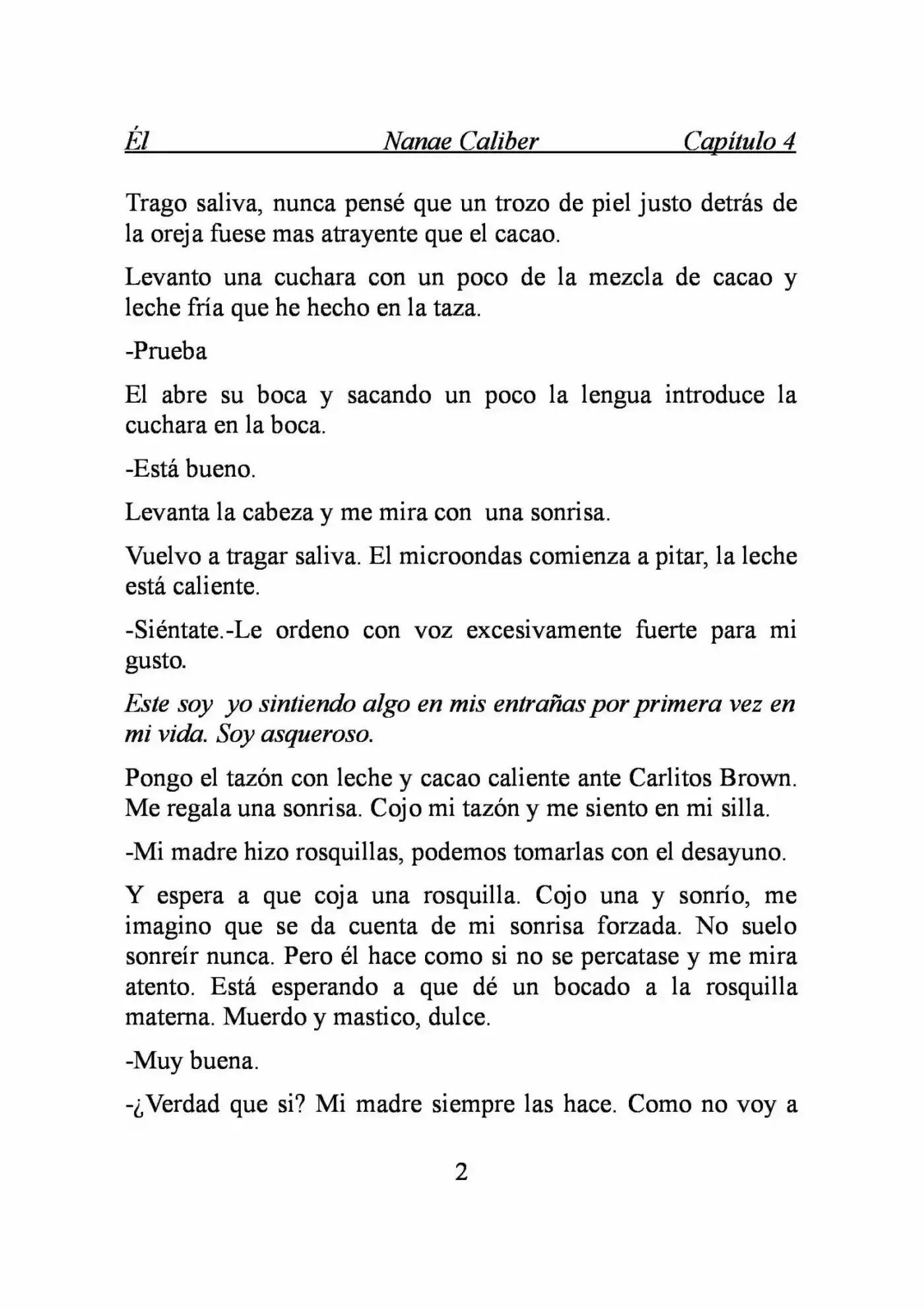 ÉL (Novela) - Capítulo 4 - Página 2 - LectorTMOo