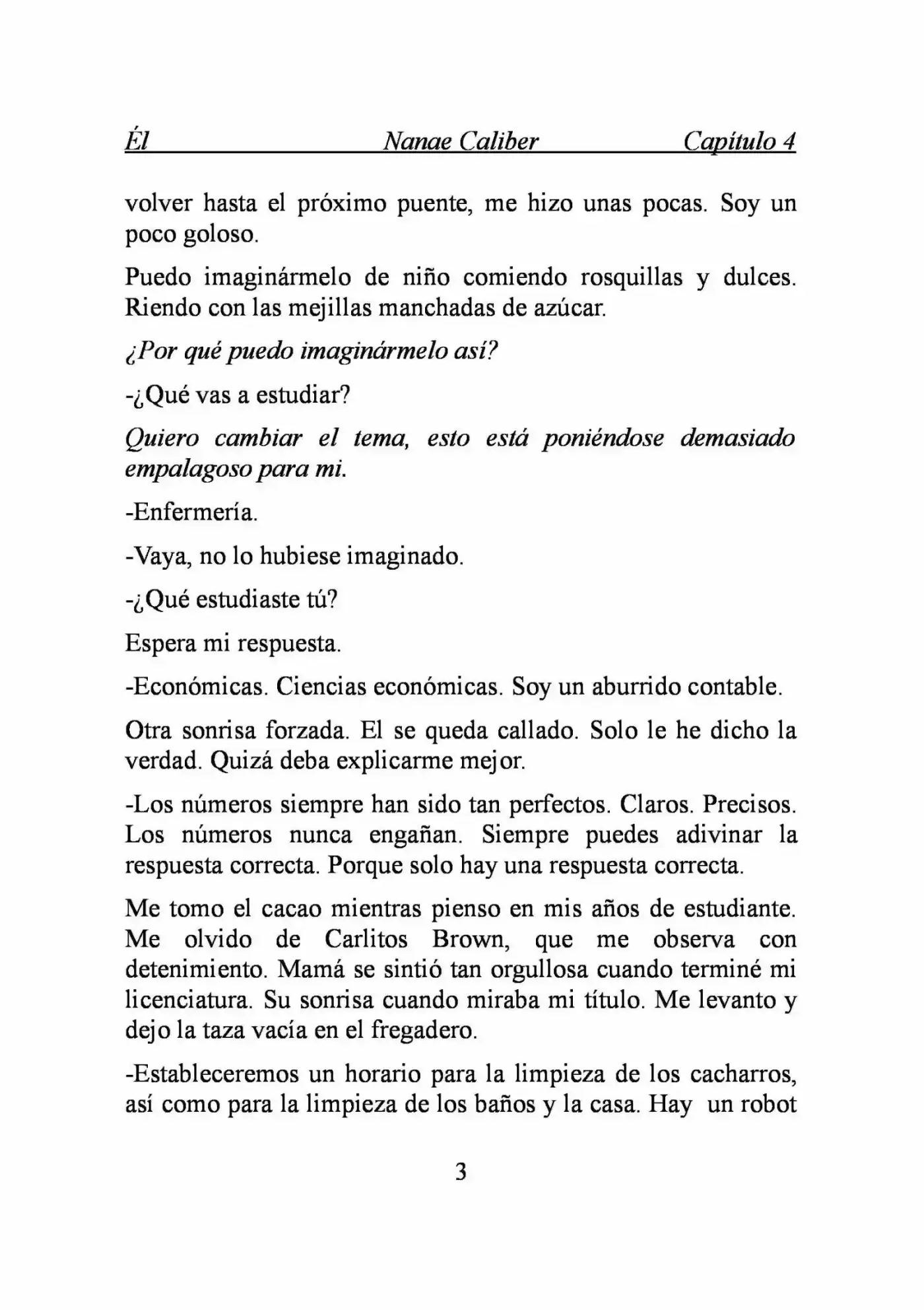 ÉL (Novela) - Capítulo 4 - Página 3 - LectorTMOo