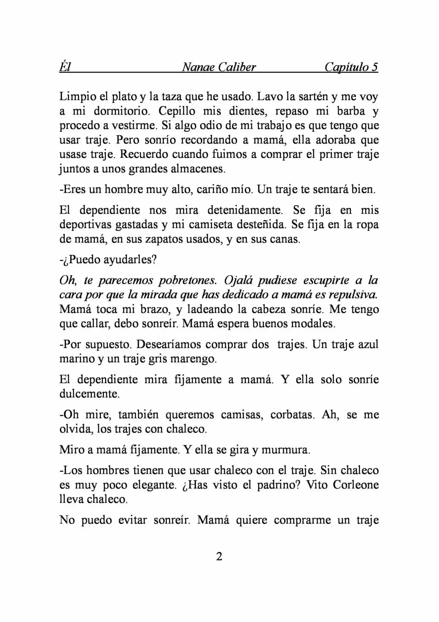 ÉL (Novela) - Capítulo 5 - Página 2 - LectorTMOo