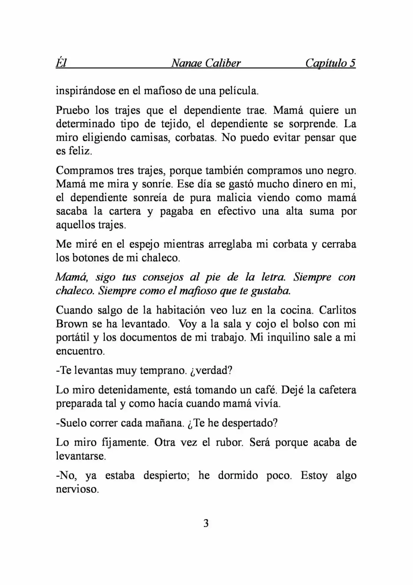 ÉL (Novela) - Capítulo 5 - Página 3 - LectorTMOo