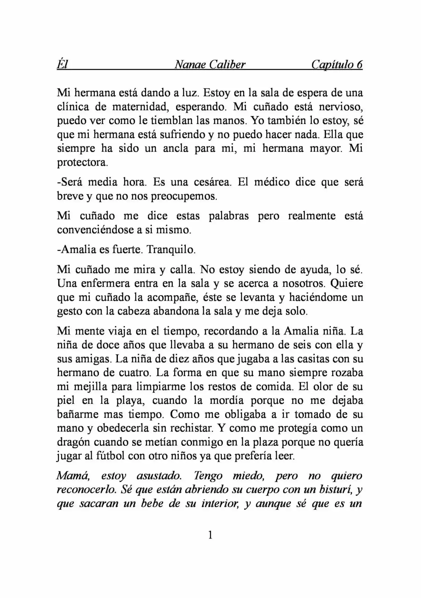 ÉL (Novela) - Capítulo 6 - Página 1 - LectorTMOo