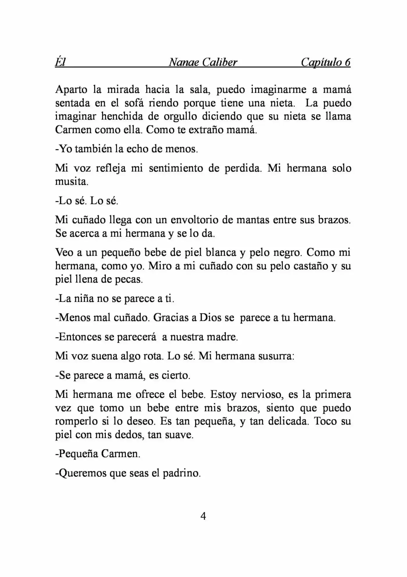 ÉL (Novela) - Capítulo 6 - Página 4 - LectorTMOo