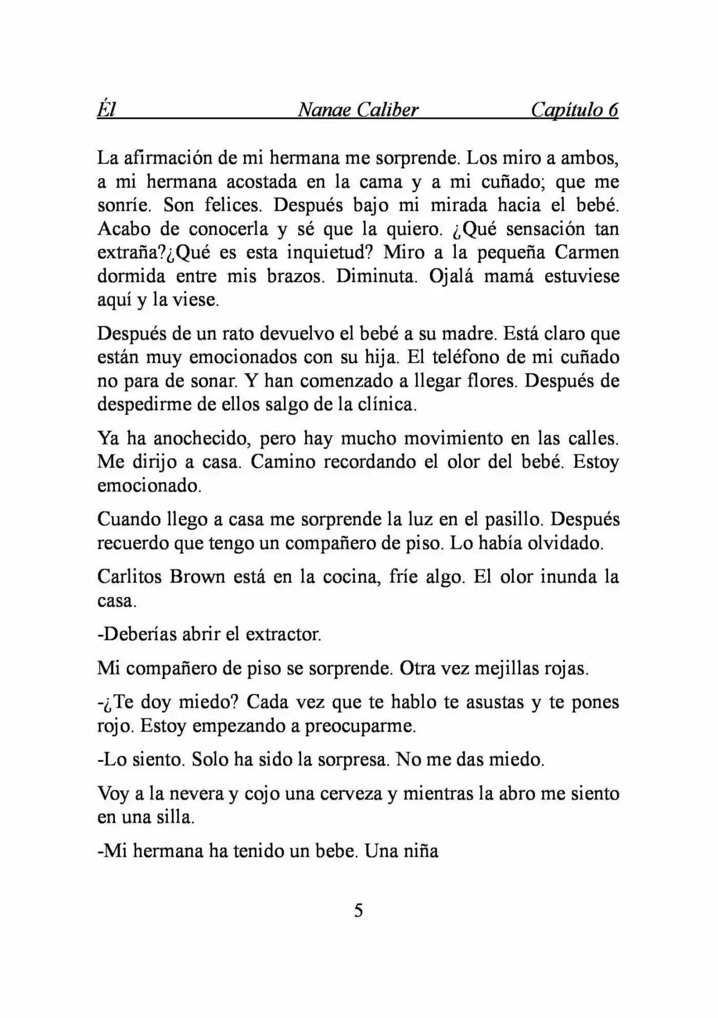 ÉL (Novela) - Capítulo 6 - Página 5 - LectorTMOo