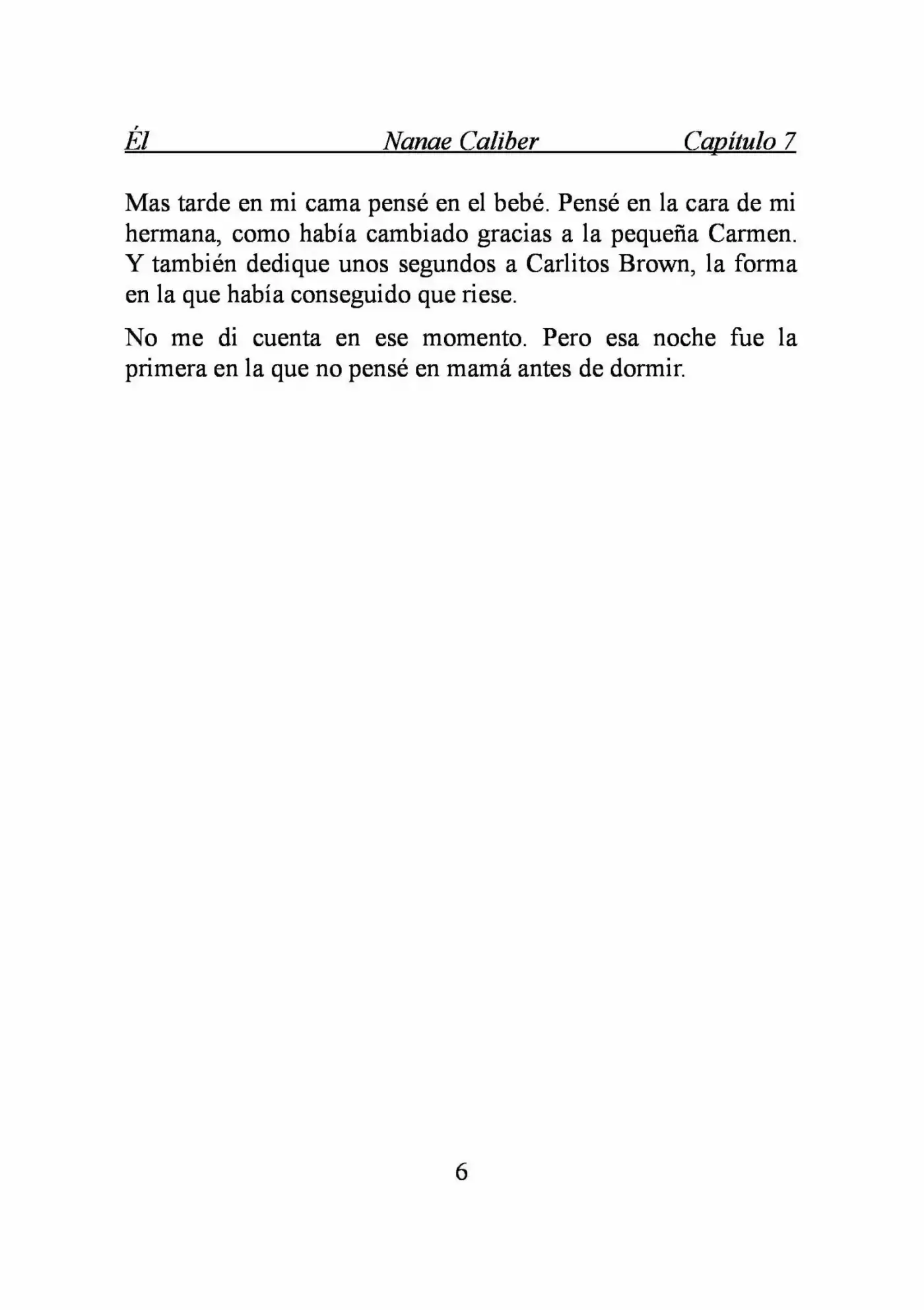 ÉL (Novela) - Capítulo 7 - Página 6 - LectorTMOo