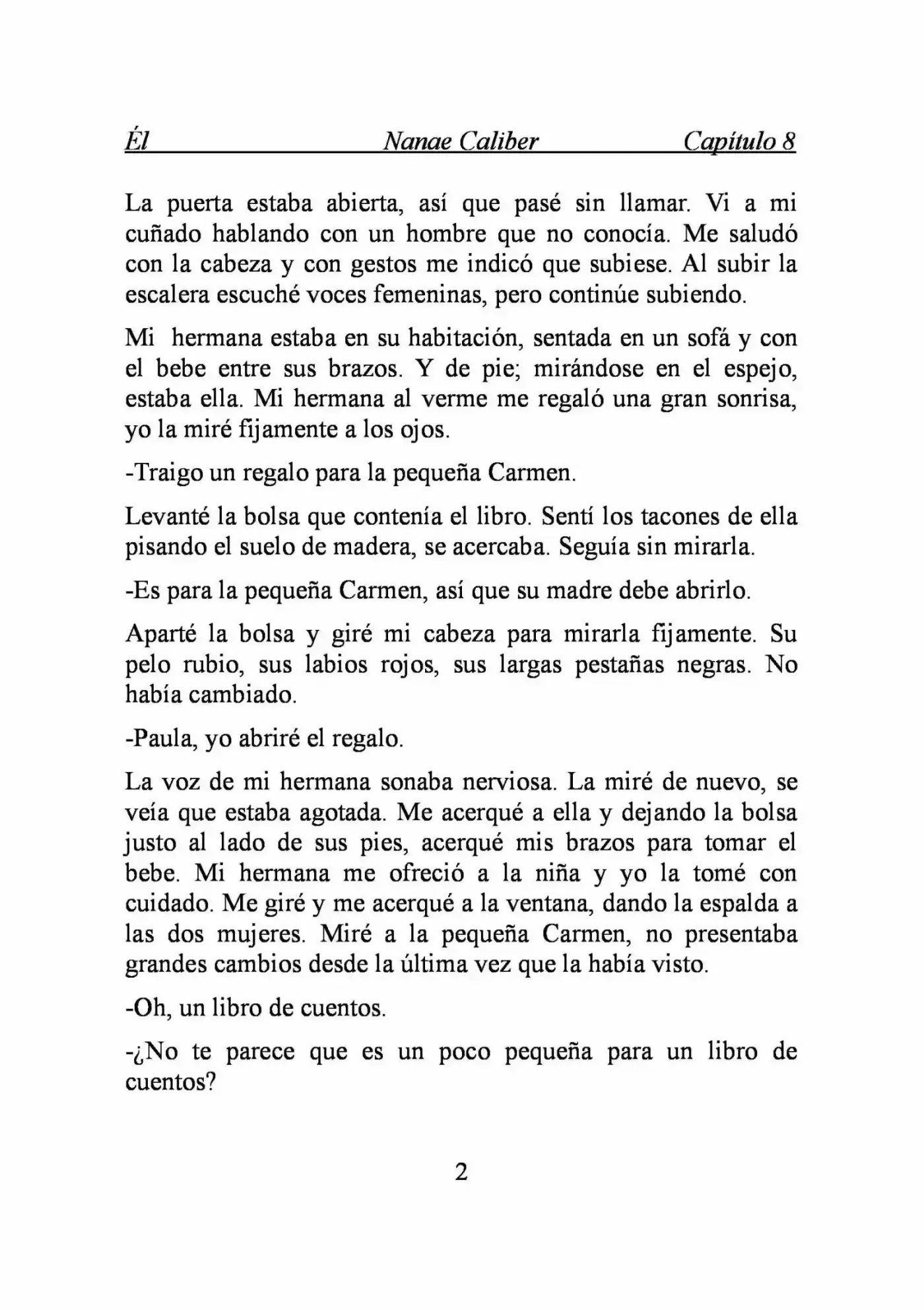 ÉL (Novela) - Capítulo 8 - Página 2 - LectorTMOo