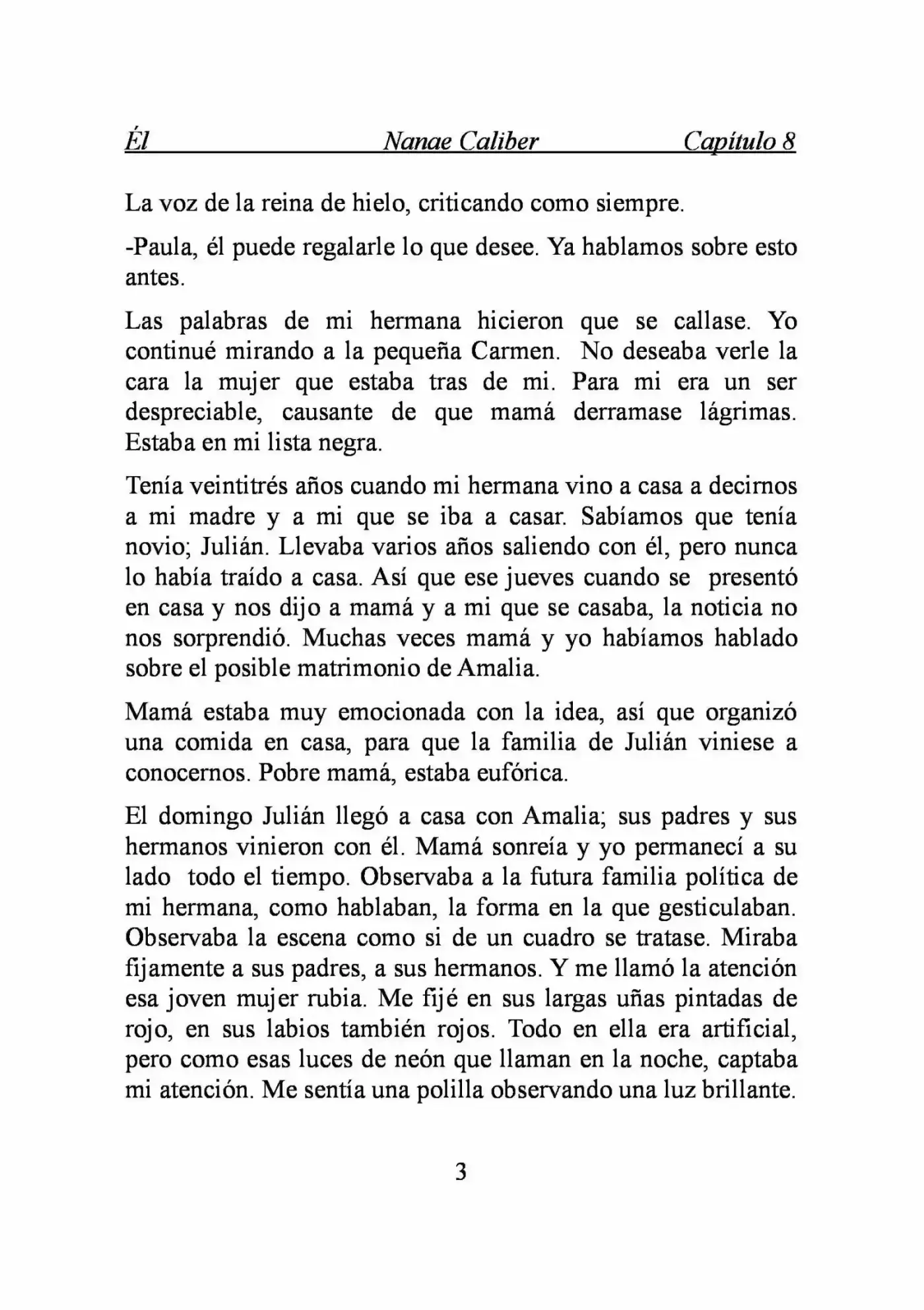 ÉL (Novela) - Capítulo 8 - Página 3 - LectorTMOo