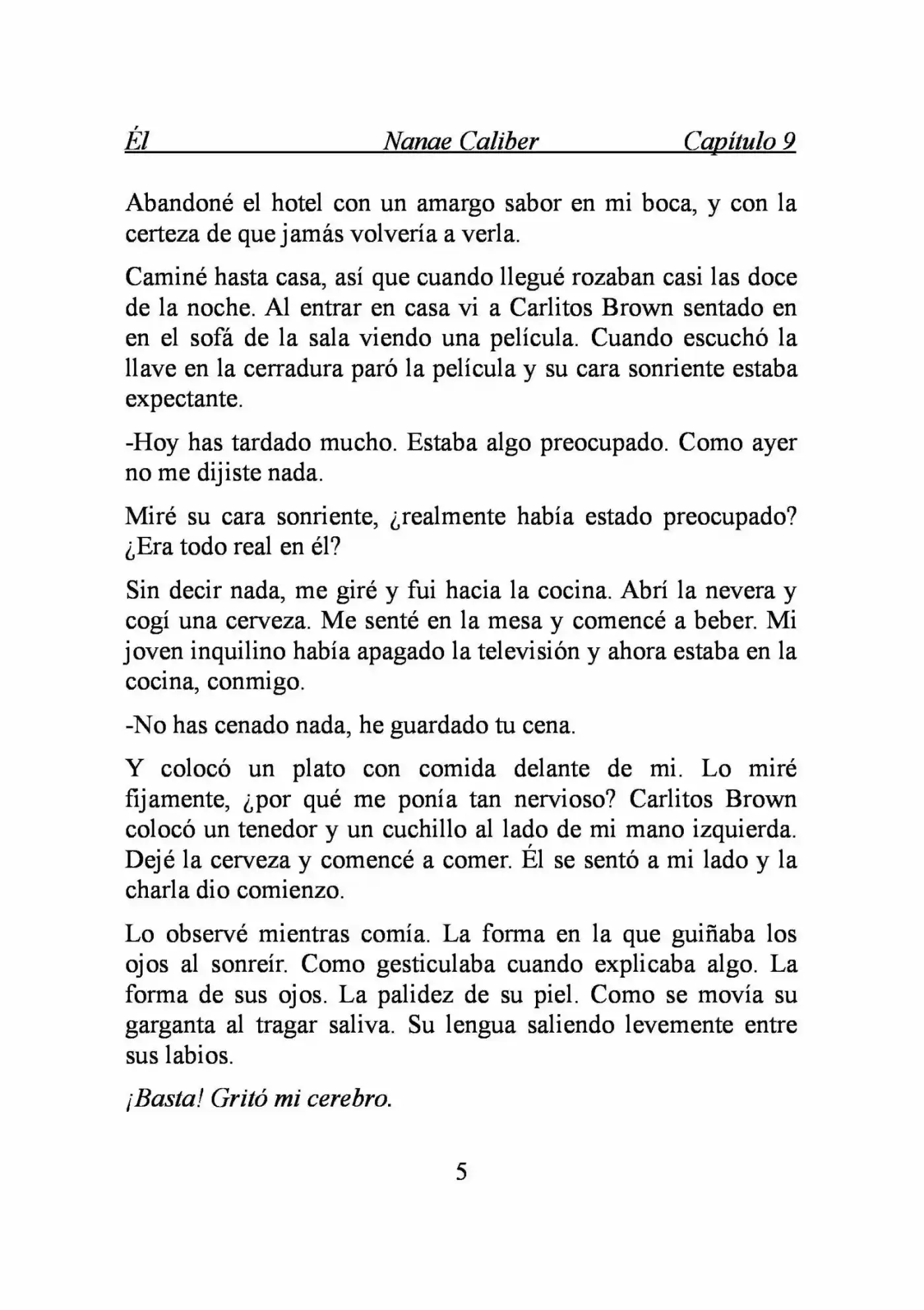 ÉL (Novela) - Capítulo 9 - Página 5 - LectorTMOo