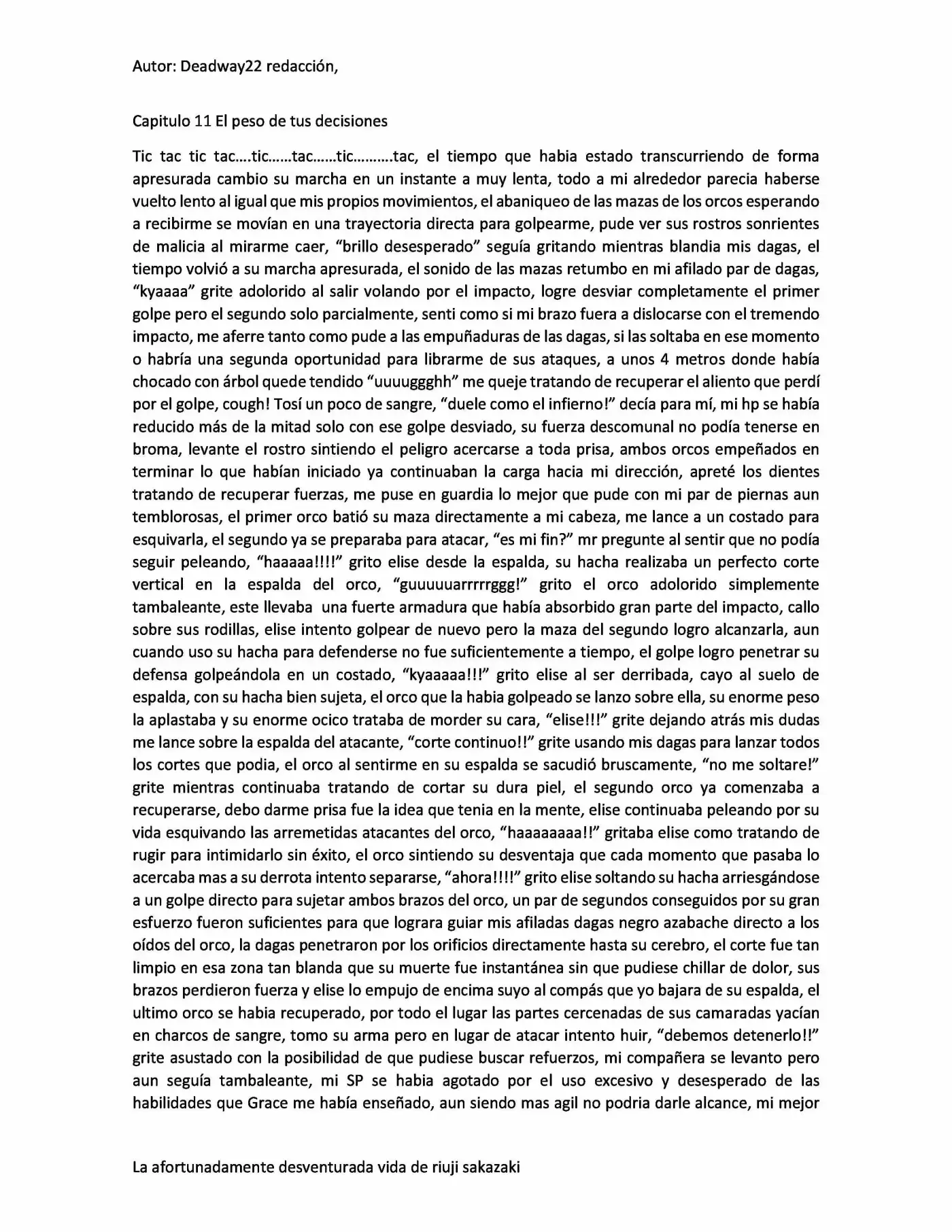 La Afortunadamente Desventurada Vida De Riuji Sakazaki (Novela) - Capítulo 11 - Página 1 - LectorTMOo