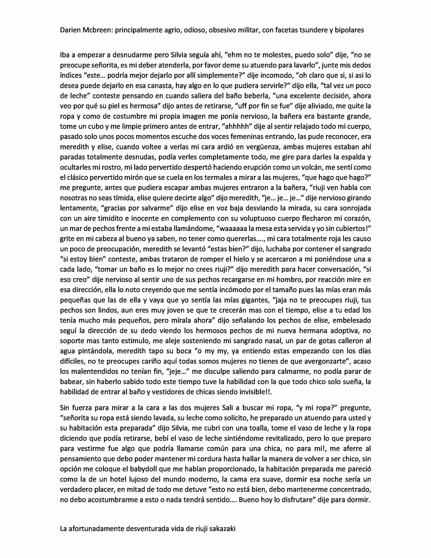 La Afortunadamente Desventurada Vida De Riuji Sakazaki (Novela) - Capítulo 7 - Página 5 - LectorTMOo