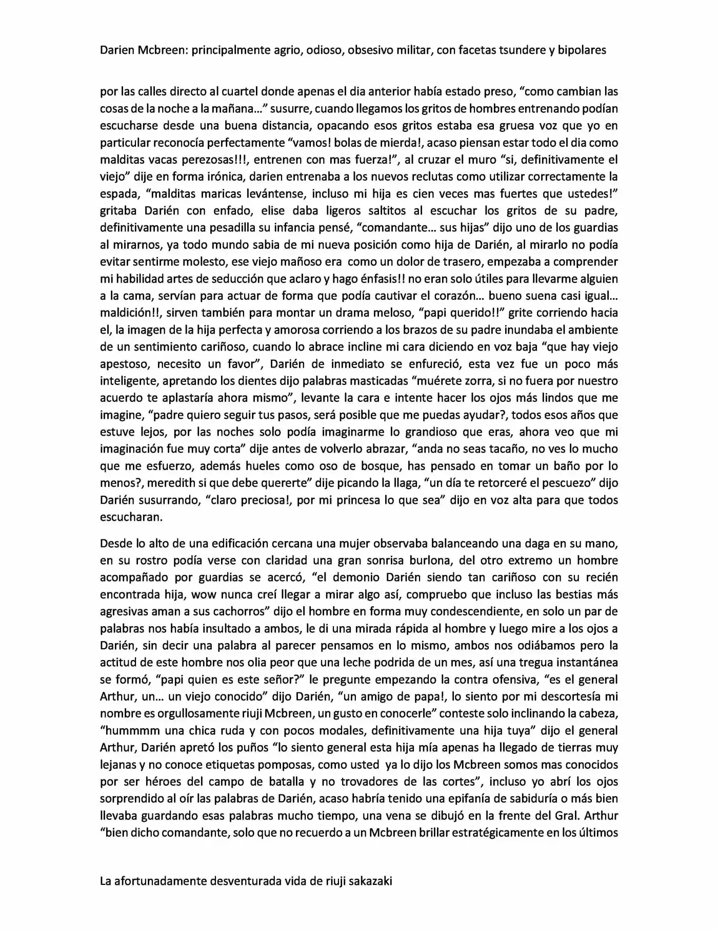La Afortunadamente Desventurada Vida De Riuji Sakazaki (Novela) - Capítulo 8 - Página 4 - LectorTMOo
