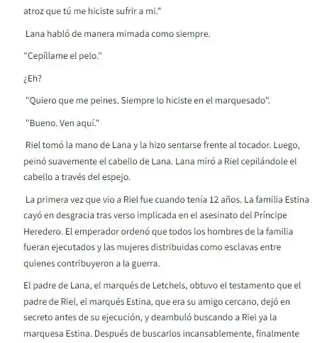 La Amante Desea Escapar (Novela) - Capítulo 2 - Página 6 - LectorTMOo