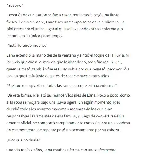 La Amante Desea Escapar (Novela) - Capítulo 2 - Página 8 - LectorTMOo
