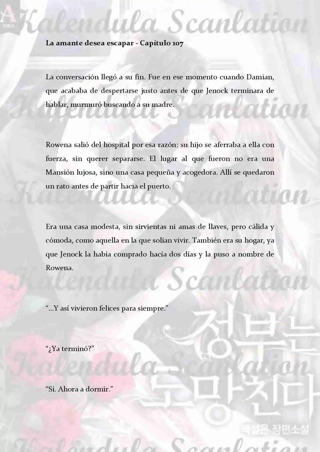 La Amante Desea Escapar (Novela) - Capítulo 107 - Página 3 - LectorTMOo