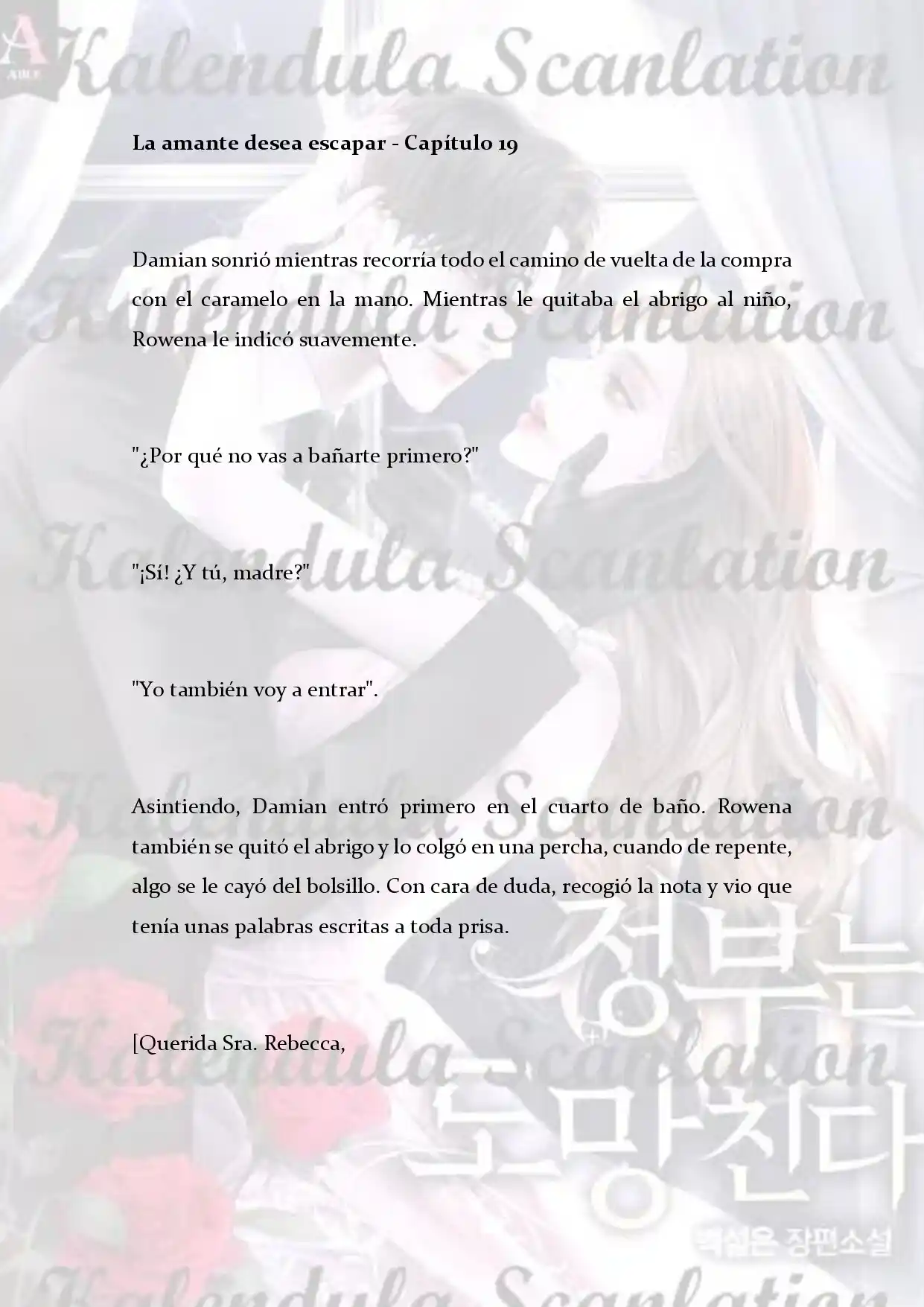 La Amante Desea Escapar (Novela) - Capítulo 19 - Página 3 - LectorTMOo